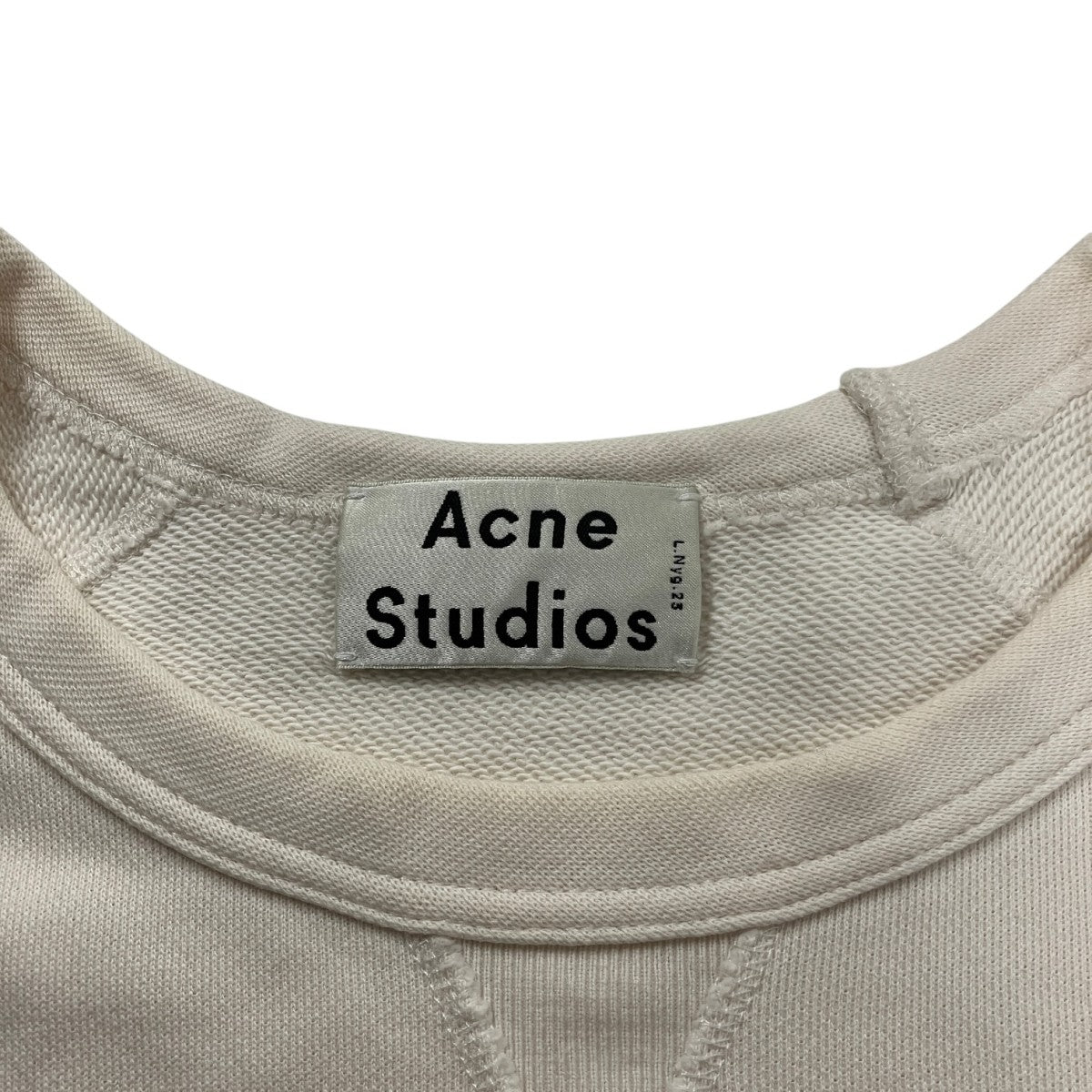 ACNE STUDIOS COLLEGE SS14クルーネックスウェットトレーナー 古着・中古-4枚目のアイテム画像