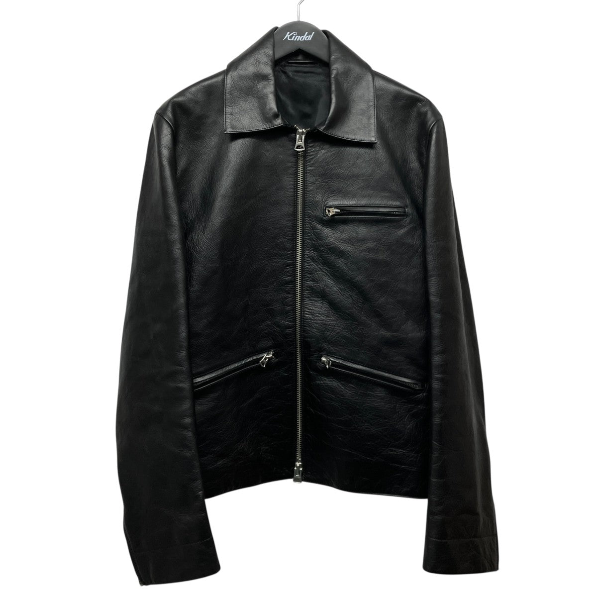 ACNE STUDIOS 16SSAUGUST LIGHT PSS16ダブルジップレザージャケット 古着・中古-1枚目のアイテム画像
