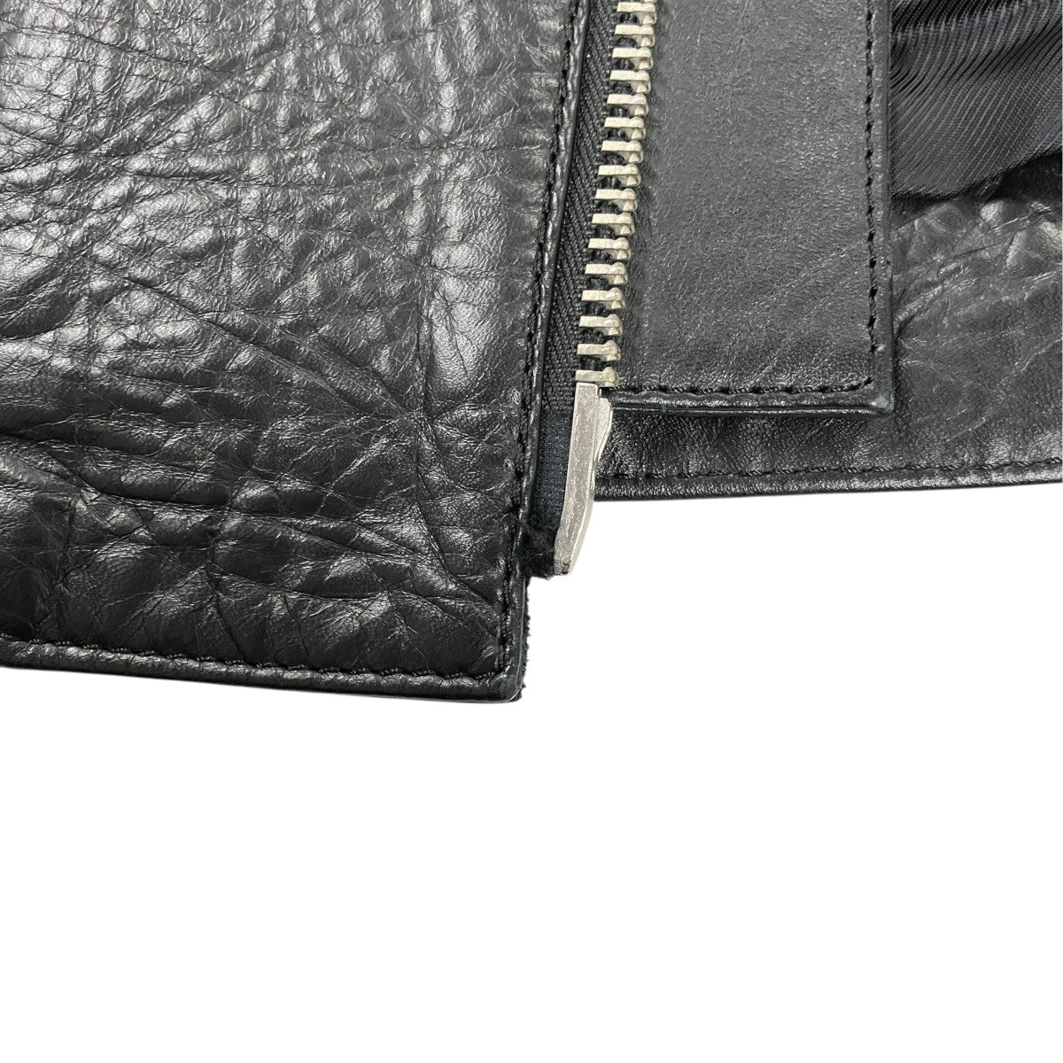 ACNE STUDIOS 16SSAUGUST LIGHT PSS16ダブルジップレザージャケット 古着・中古-9枚目のアイテム画像