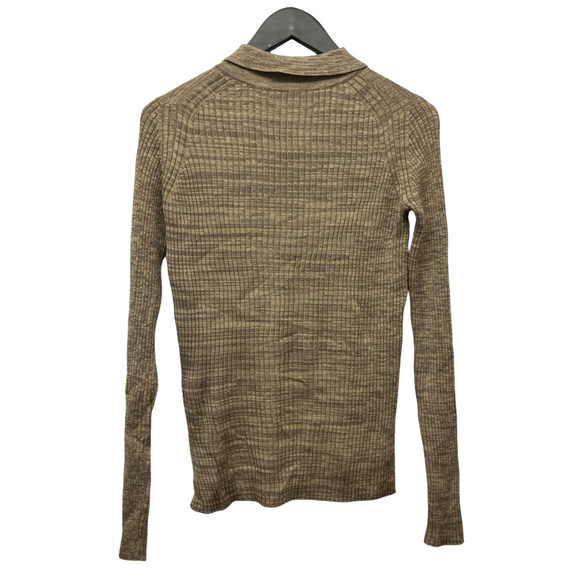 WIDE RIB KNIT ZIP POLOハーフジップニットポロA8AP02WR
