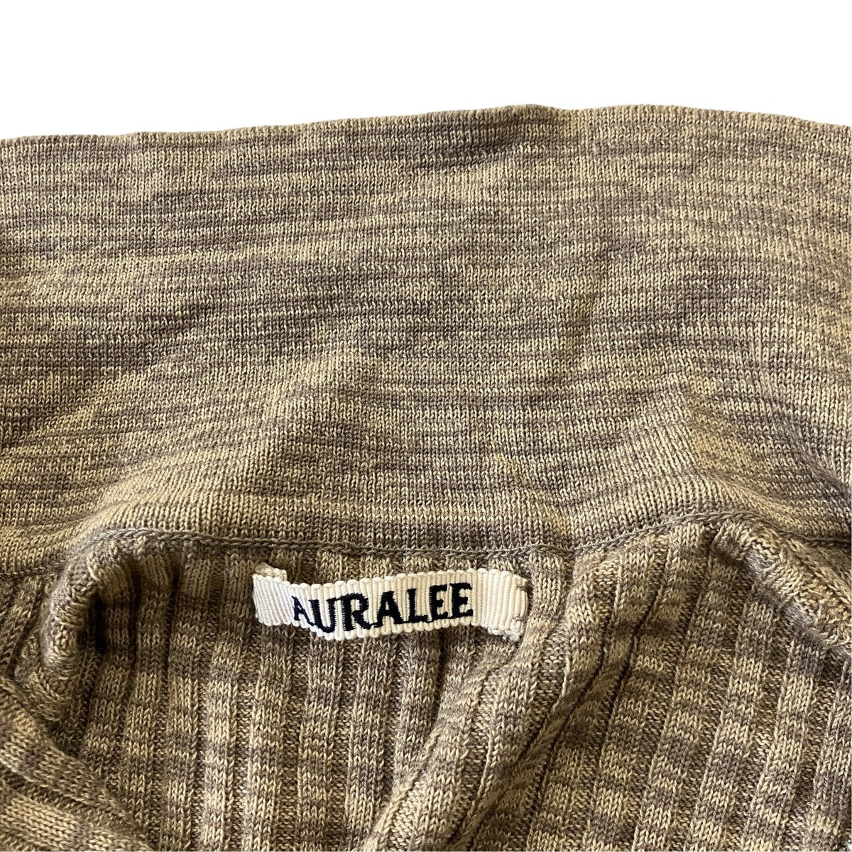 WIDE RIB KNIT ZIP POLOハーフジップニットポロA8AP02WR