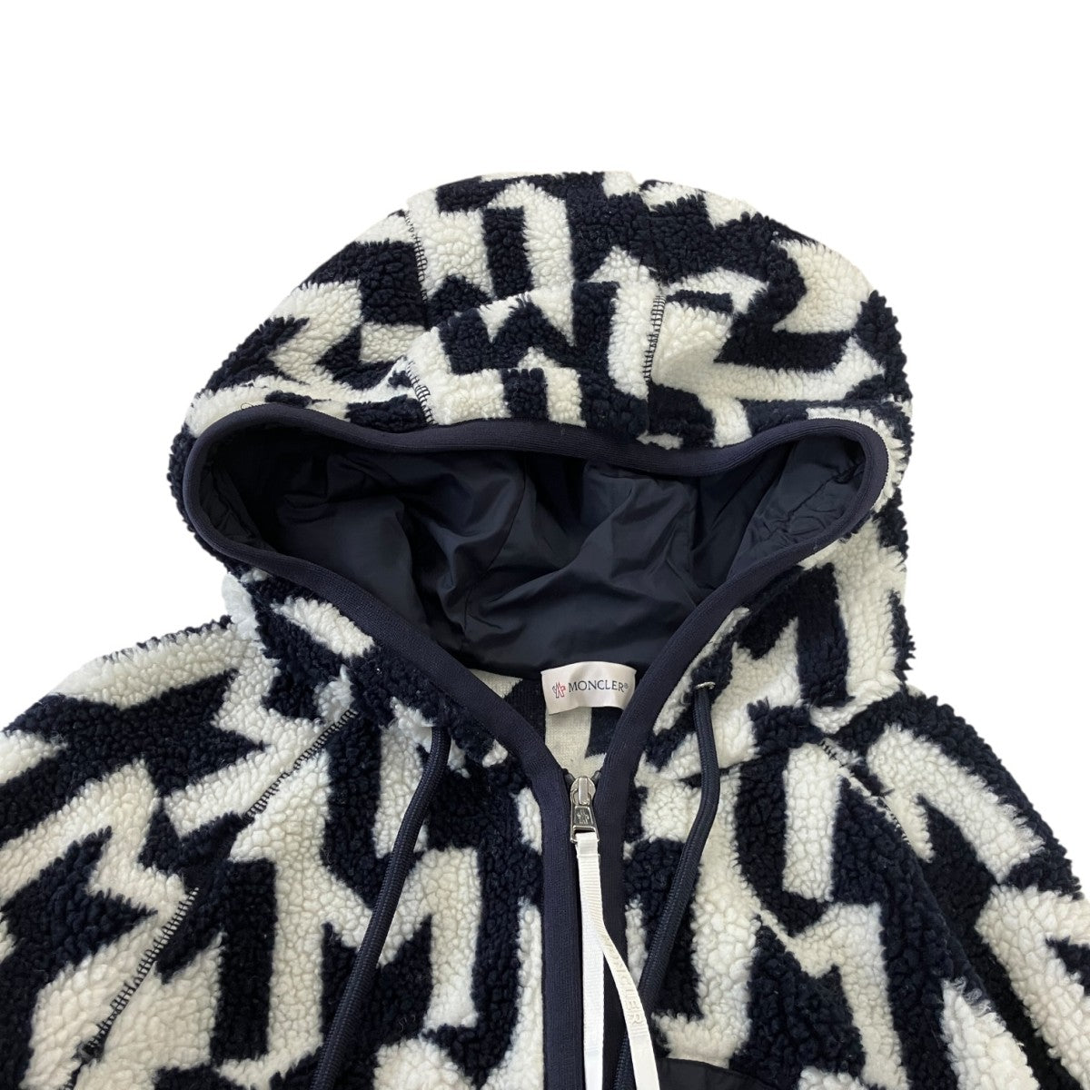 MONCLER 23AWモノグラム ジップアップフリースジャケットI20918G00063 古着・中古-3枚目のアイテム画像