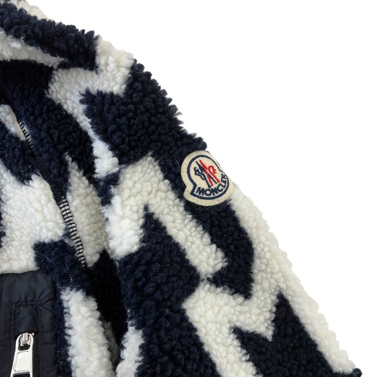 MONCLER 23AWモノグラム ジップアップフリースジャケットI20918G00063 古着・中古-7枚目のアイテム画像