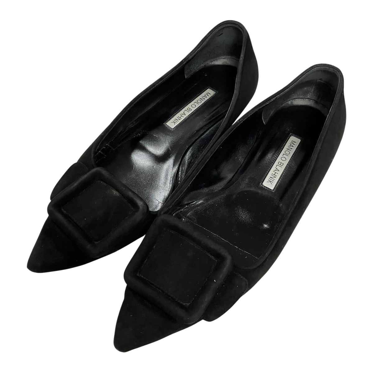 Manolo Blahnik スウェードパンプス 古着・中古-1枚目のアイテム画像