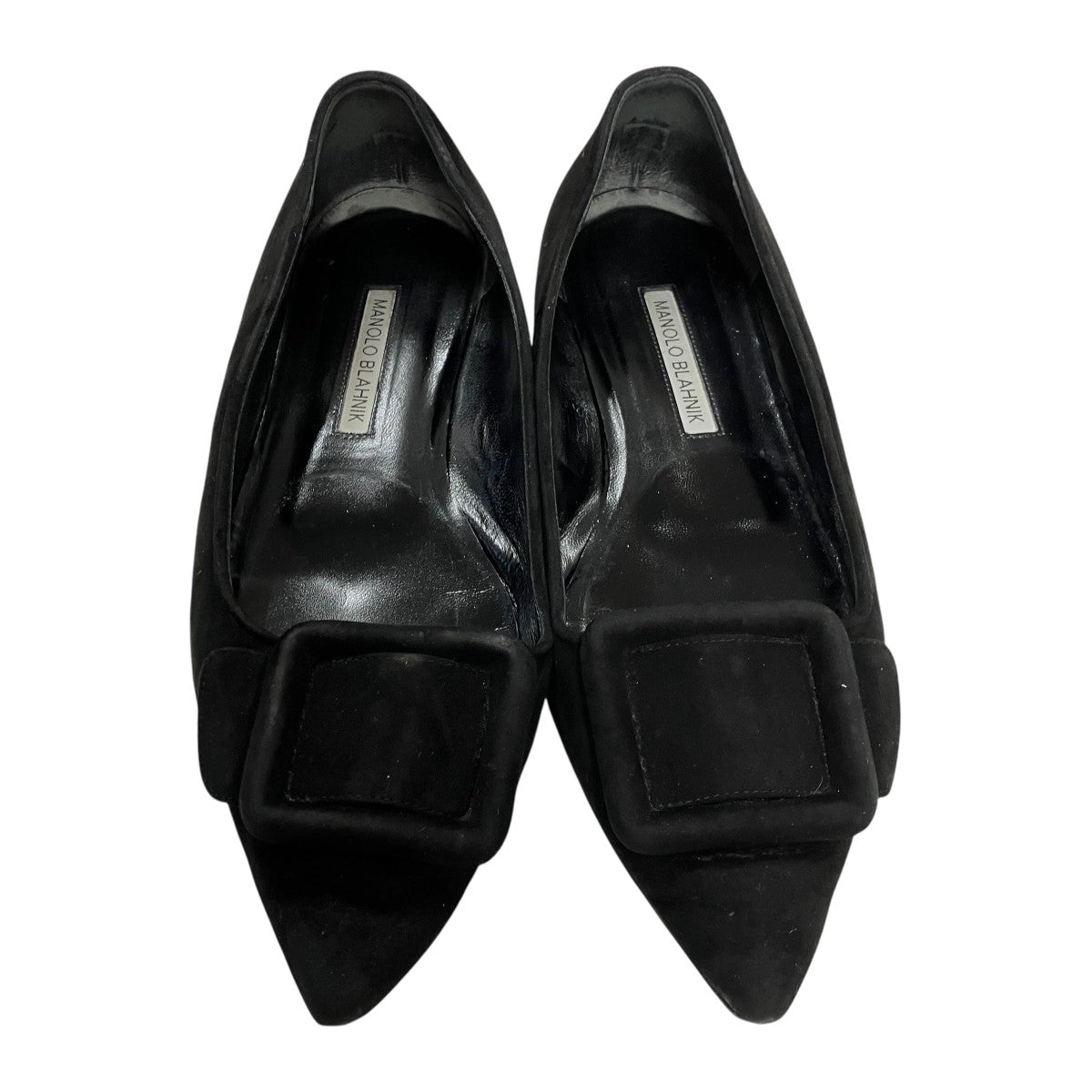 Manolo Blahnik スウェードパンプス 古着・中古-2枚目のアイテム画像