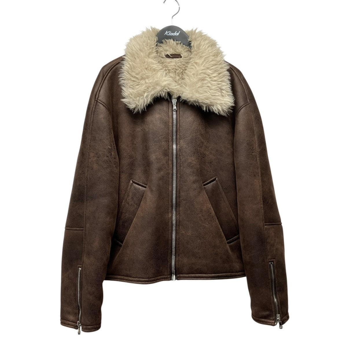 ASANTE JACKET FAUX AVIATORフェイクレザーファージャケット