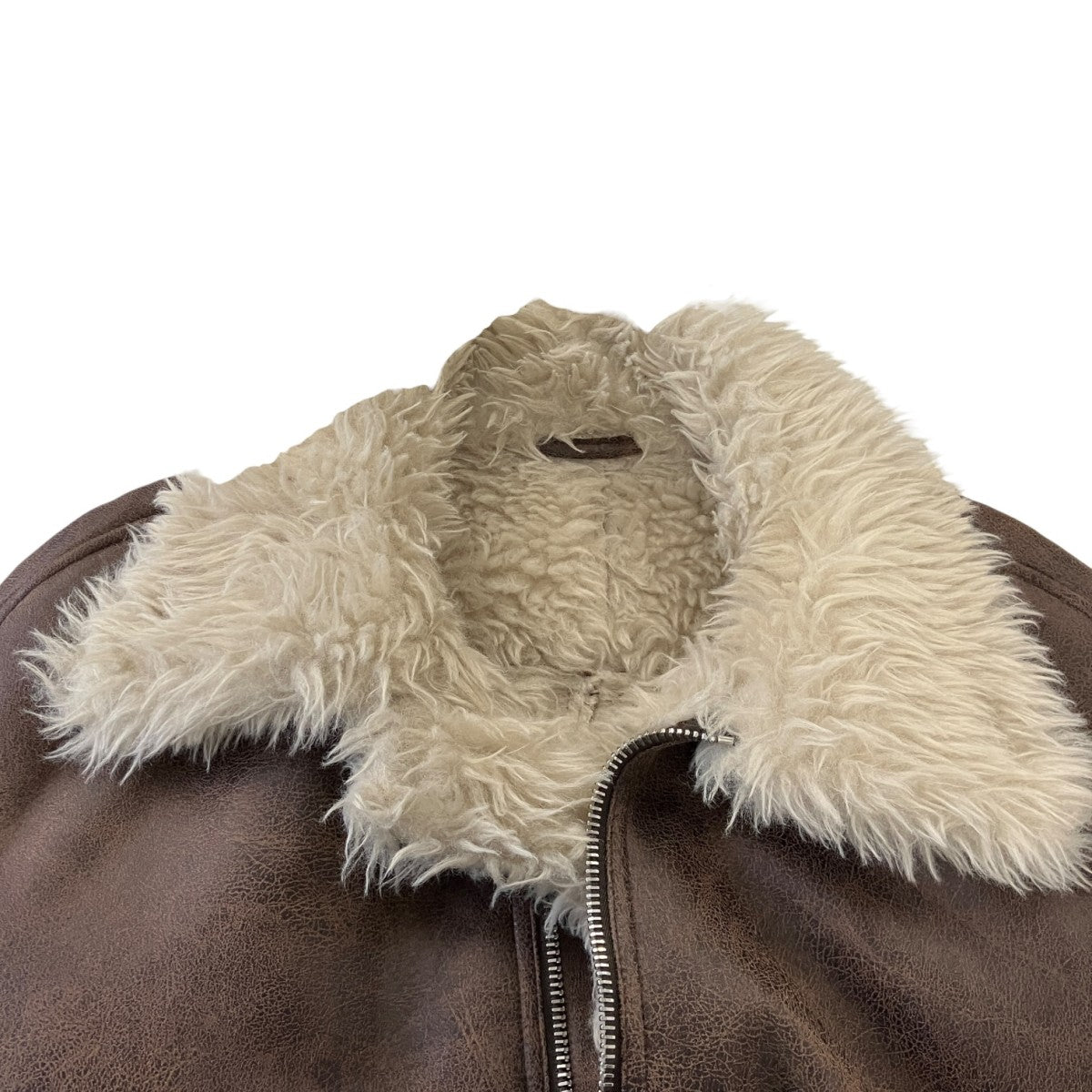 ASANTE JACKET FAUX AVIATORフェイクレザーファージャケット