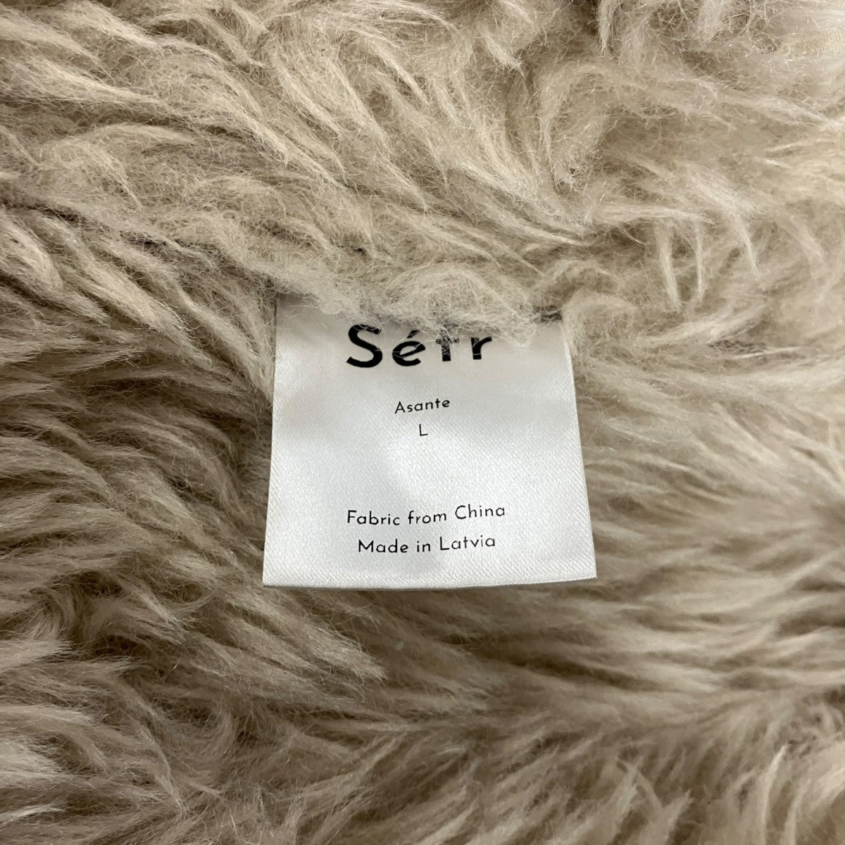 ASANTE JACKET FAUX AVIATORフェイクレザーファージャケット