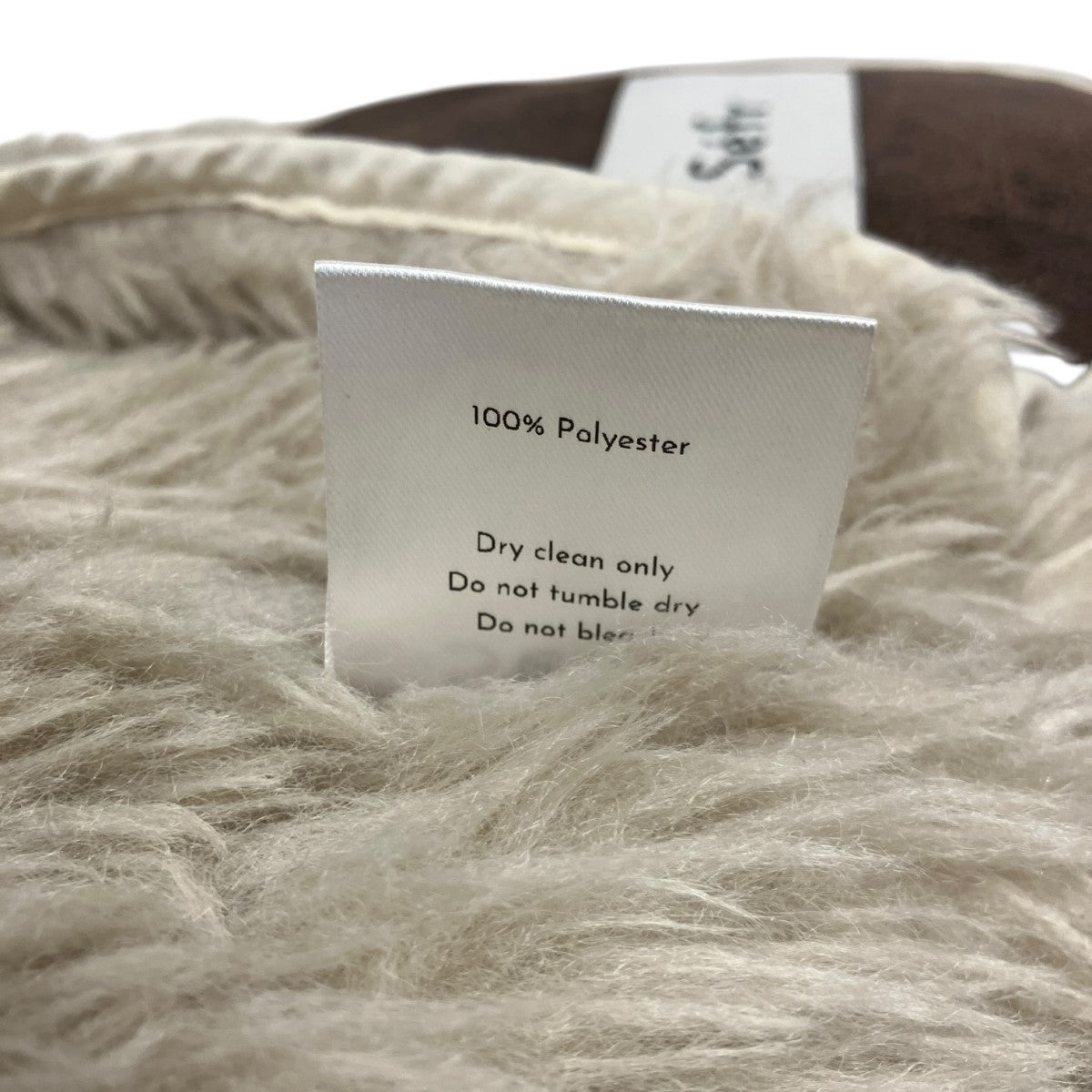 ASANTE JACKET FAUX AVIATORフェイクレザーファージャケット