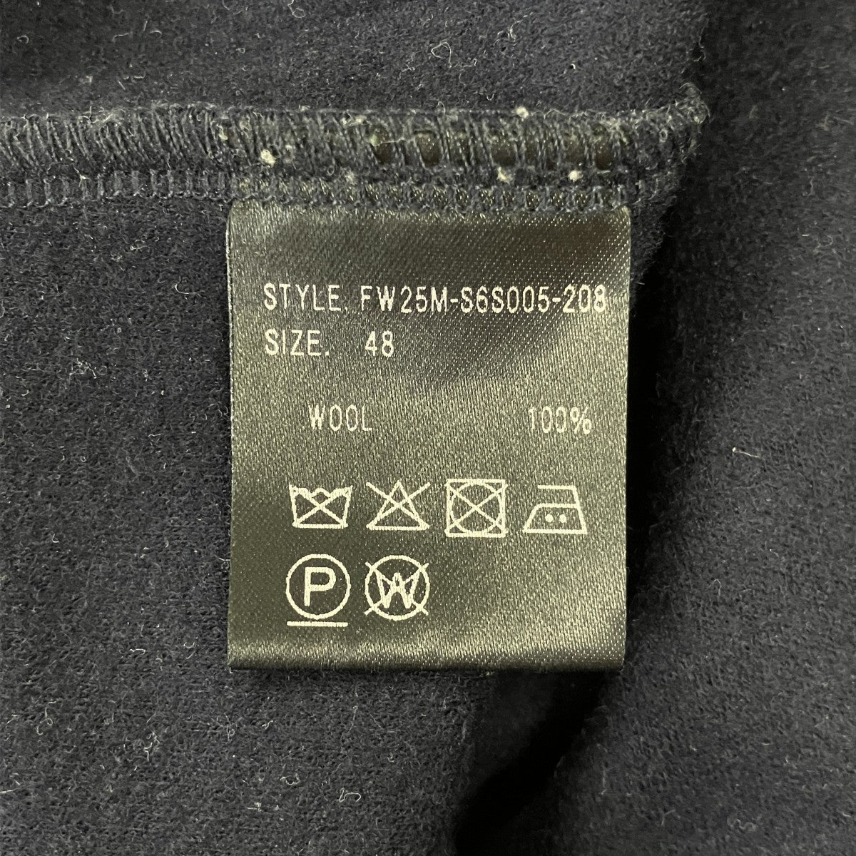 25AWポロハイネックロングカットソーFW25M-S6S005