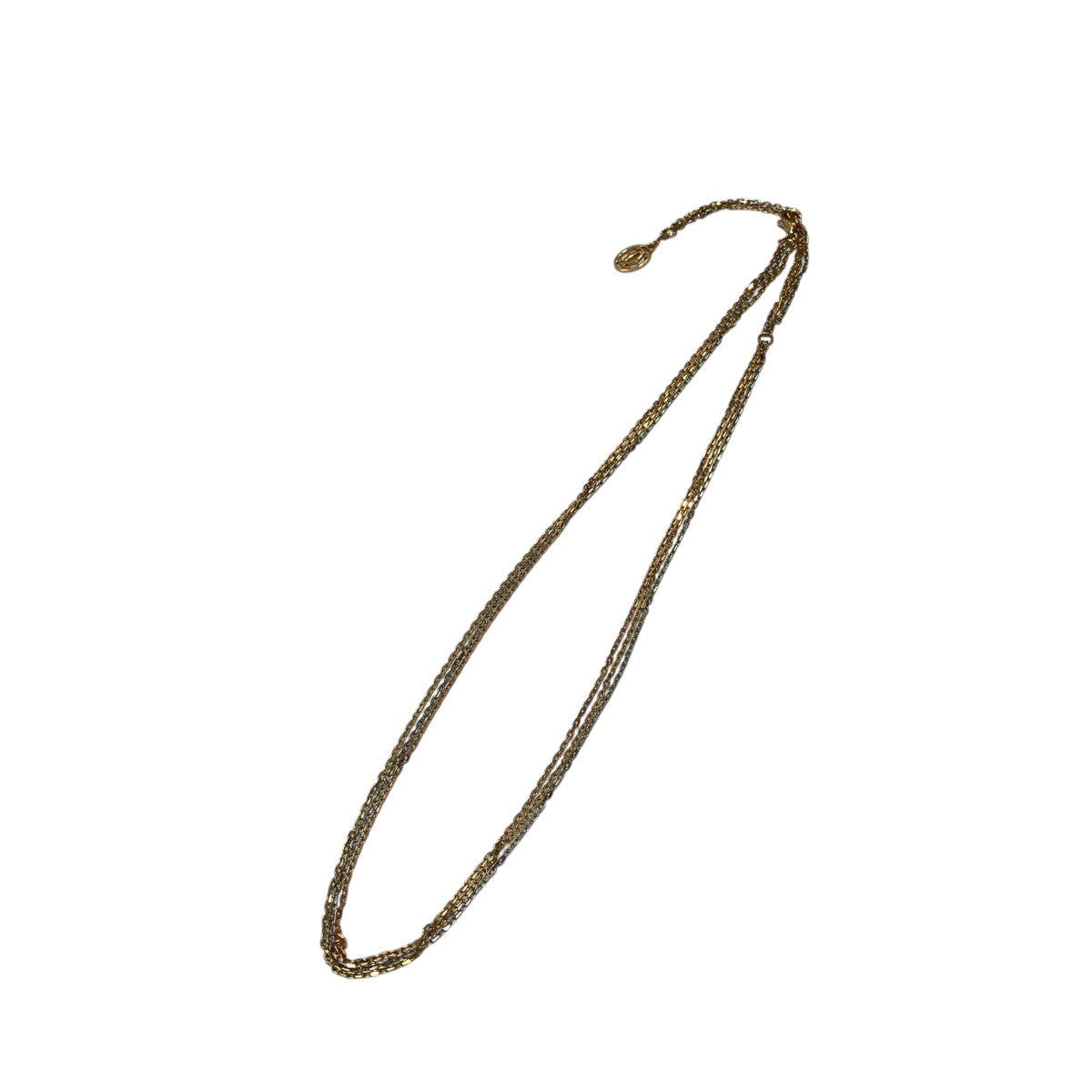Cartier トリニティチェーンスリーゴールドネックレス 古着・中古-1枚目のアイテム画像