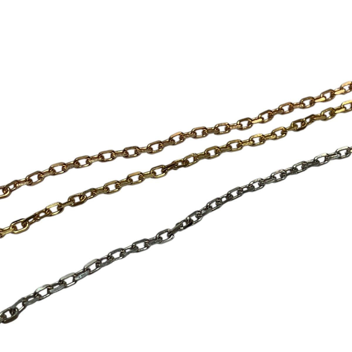 Cartier トリニティチェーンスリーゴールドネックレス 古着・中古-3枚目のアイテム画像