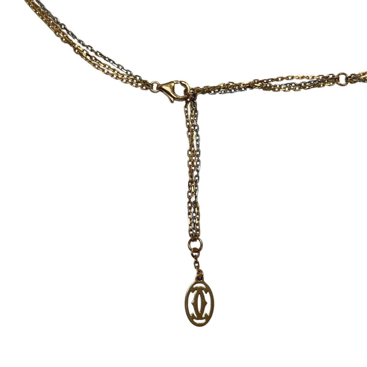 Cartier トリニティチェーンスリーゴールドネックレス 古着・中古-4枚目のアイテム画像