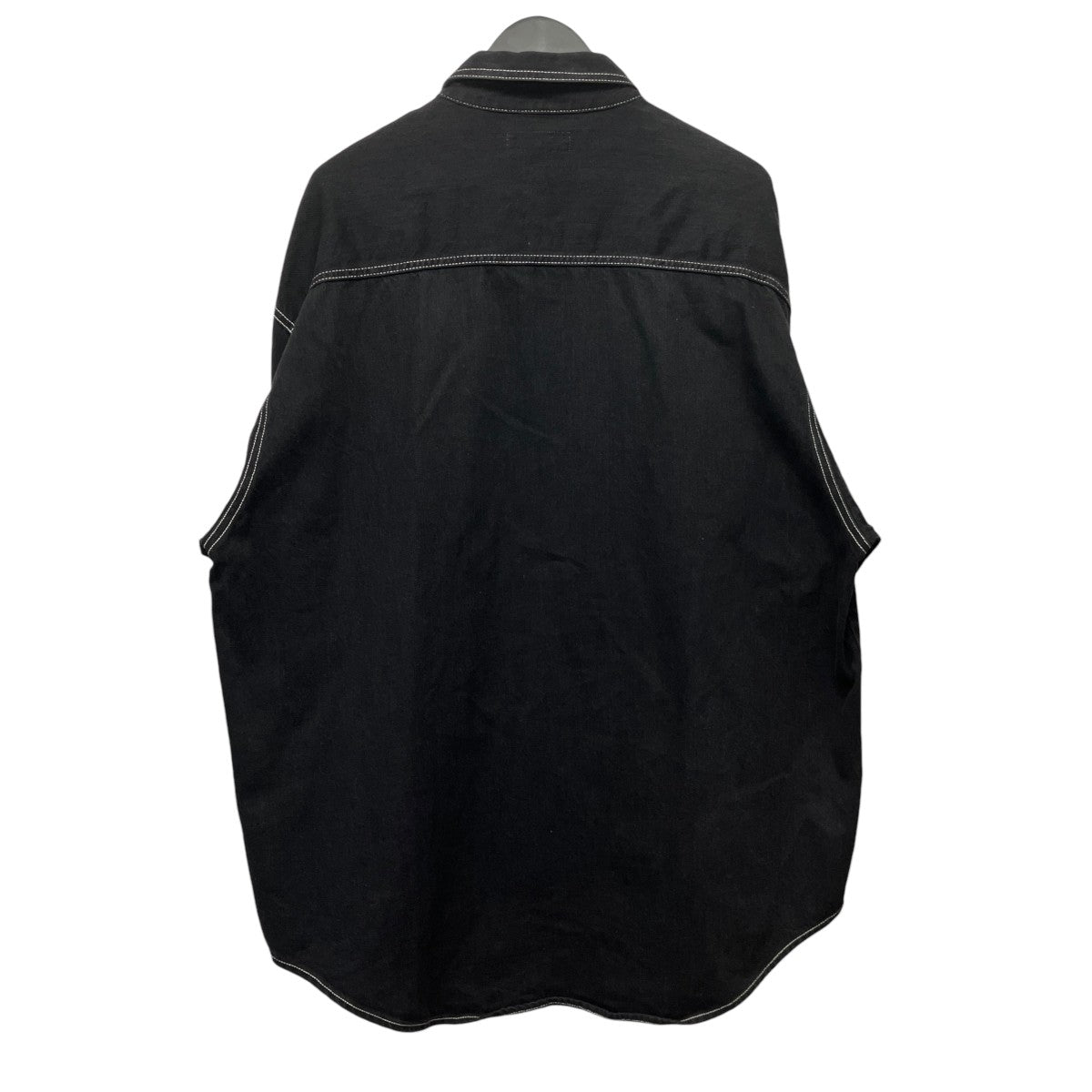 Graphpaper Denime Regular Collar ShirtデニムレギュラーカラーシャツGM211-50077B 古着・中古-2枚目のアイテム画像