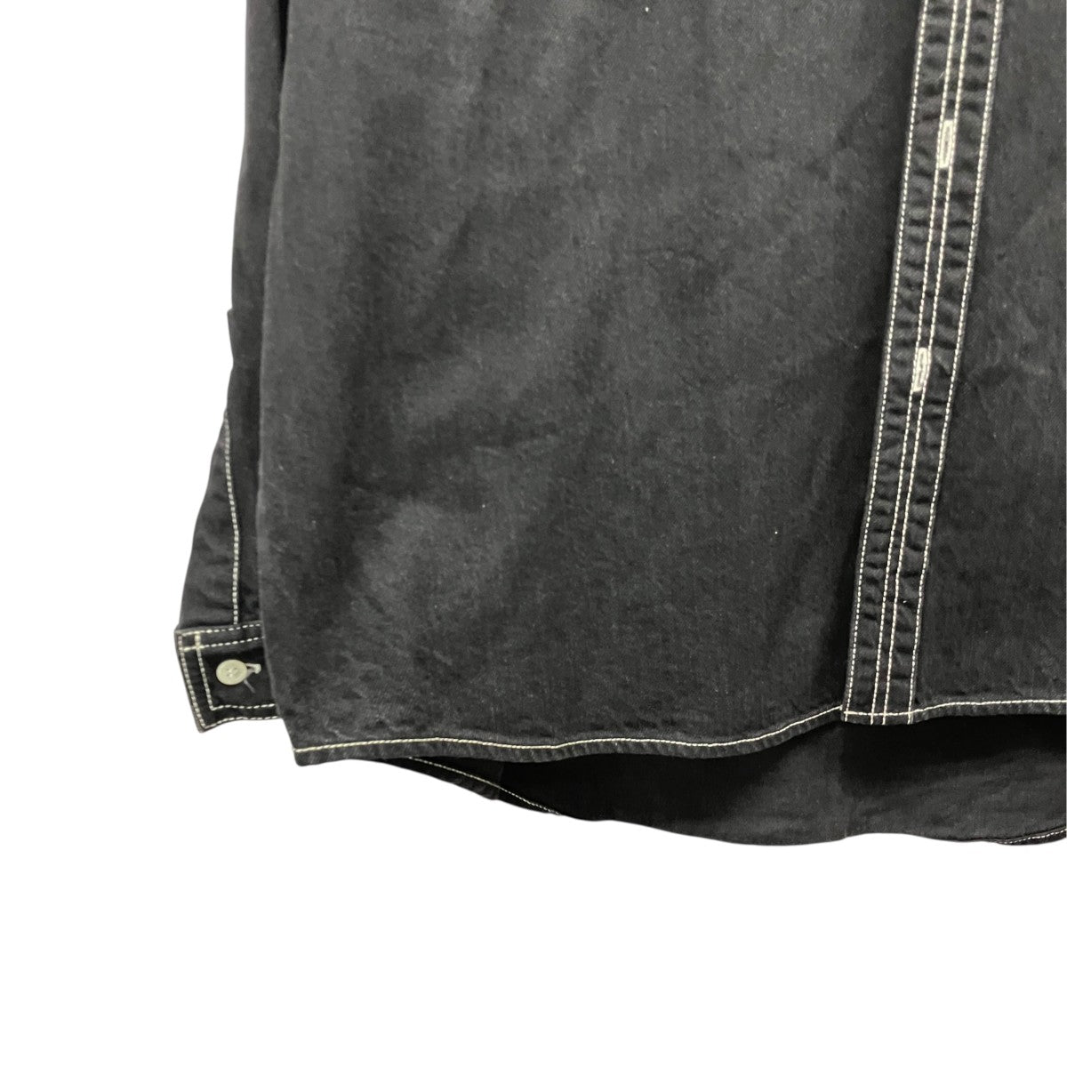 Graphpaper Denime Regular Collar ShirtデニムレギュラーカラーシャツGM211-50077B 古着・中古-5枚目のアイテム画像