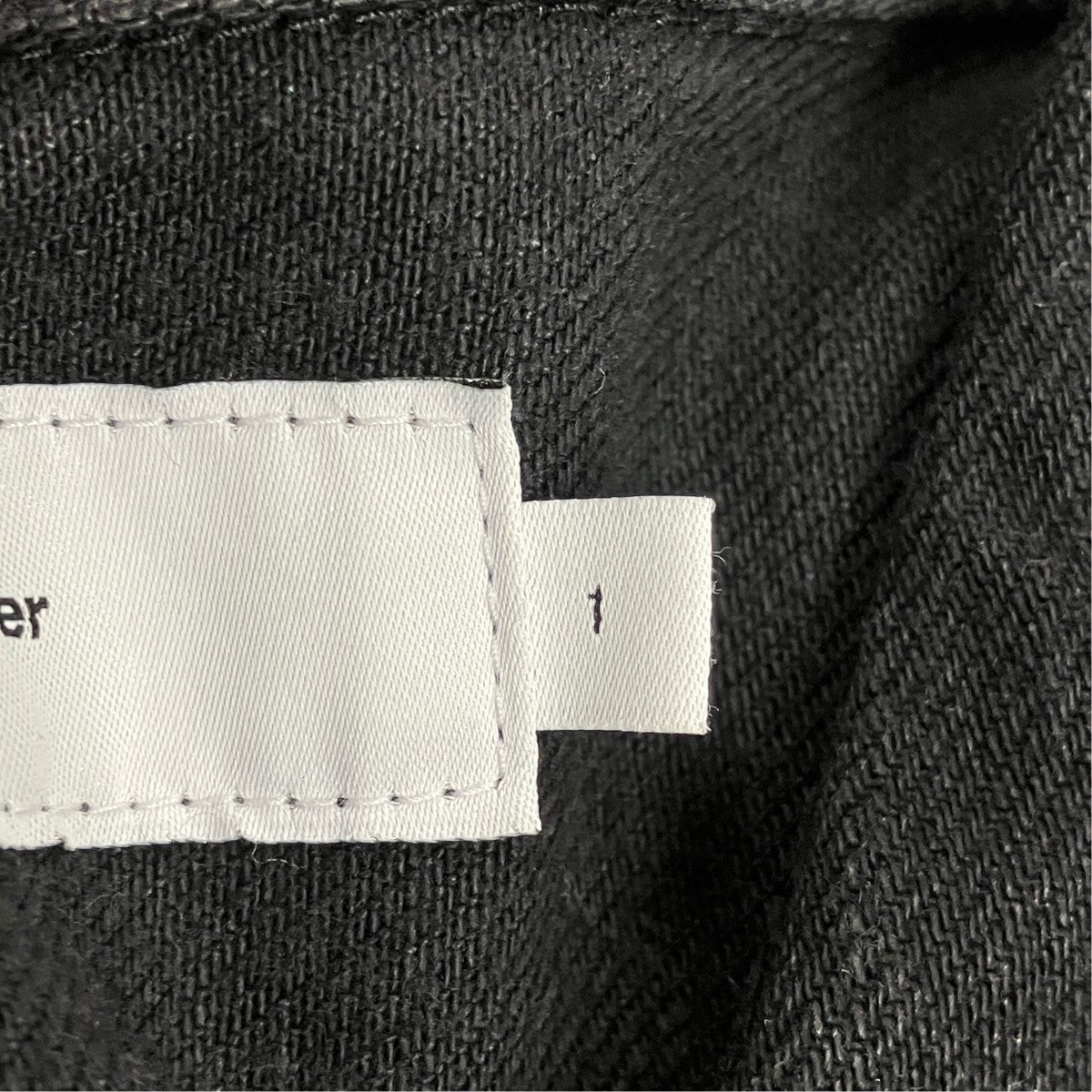 Graphpaper Denime Regular Collar ShirtデニムレギュラーカラーシャツGM211-50077B 古着・中古-7枚目のアイテム画像