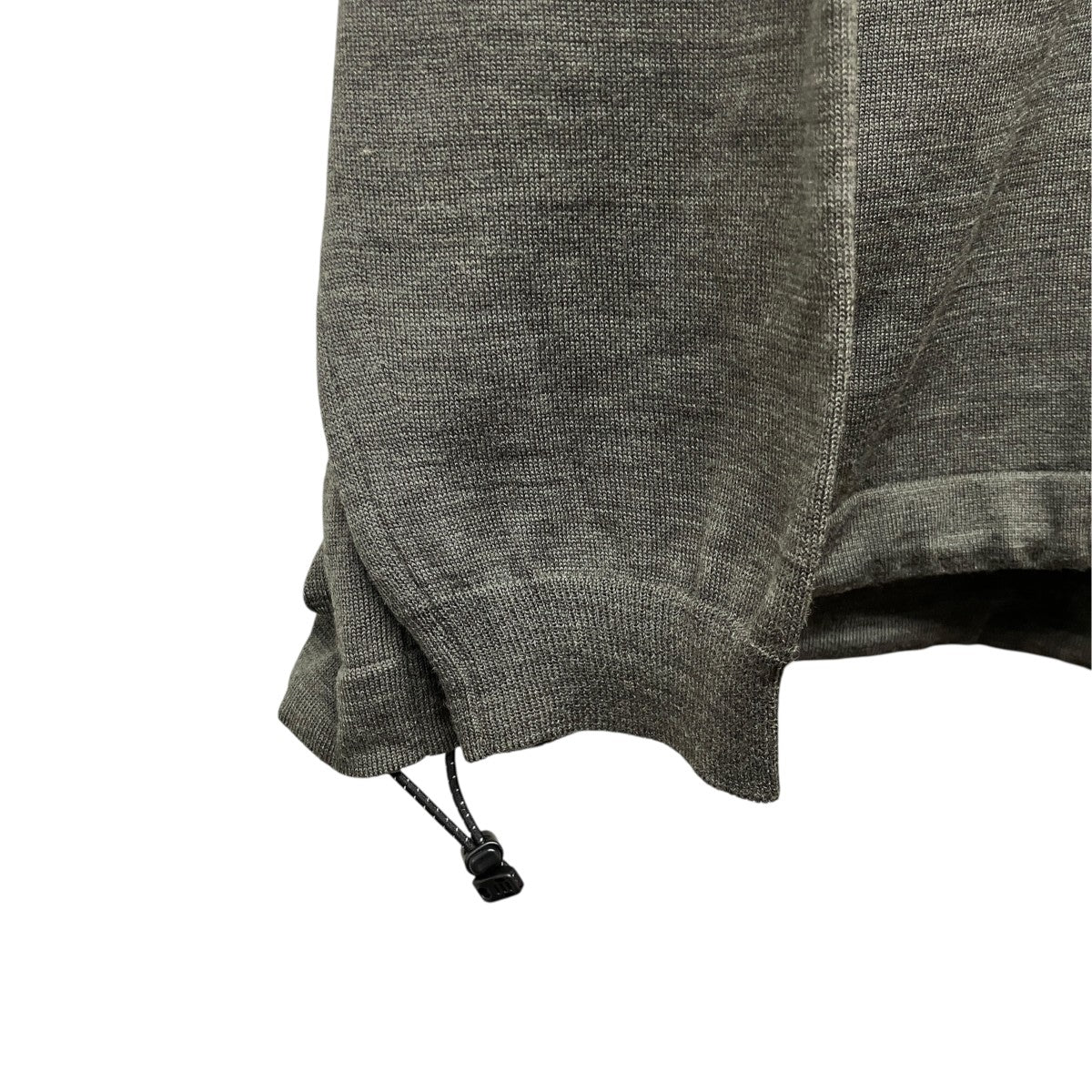 COMME des GARCONS HOMME 24AW梳毛エステル天竺プルオーバー長袖ドローコードニットセーターHN-N001 古着・中古-4枚目のアイテム画像