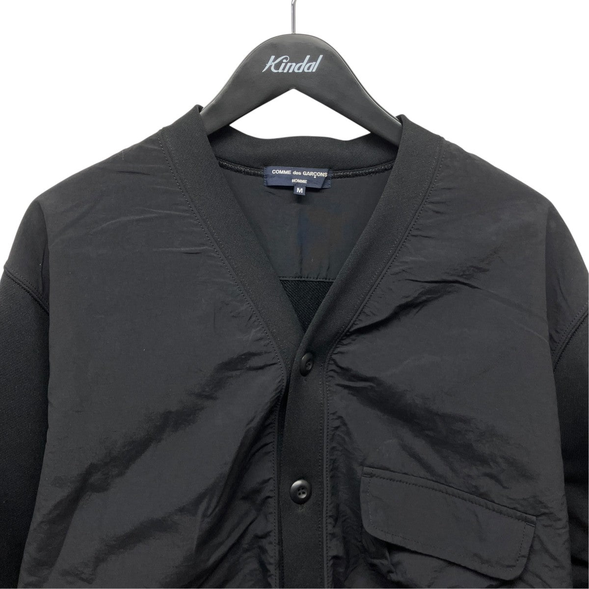 COMME des GARCONS HOMME 24AWシルケット裏毛 カーディガンナイロン切替カーディガンHN-T001 古着・中古-3枚目のアイテム画像