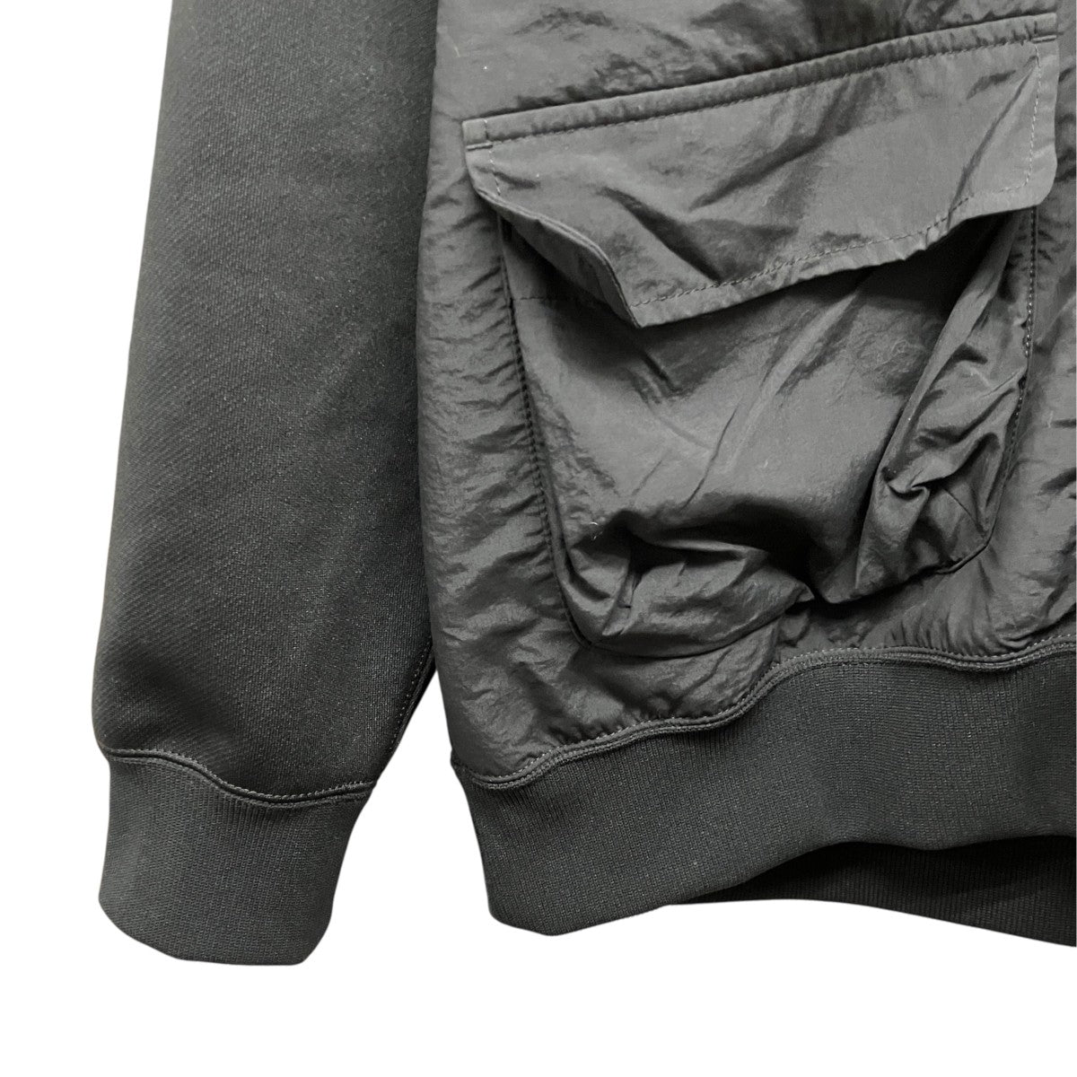 COMME des GARCONS HOMME 24AWシルケット裏毛 カーディガンナイロン切替カーディガンHN-T001 古着・中古-5枚目のアイテム画像