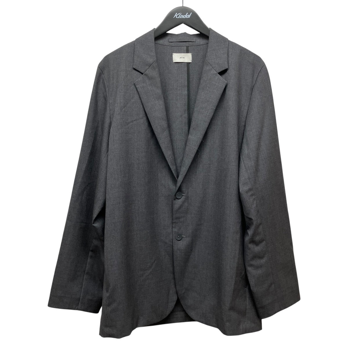 ATON WOOL TROPICAL TAILORED JACKETテーラードジャケット7074474 古着・中古-1枚目のアイテム画像