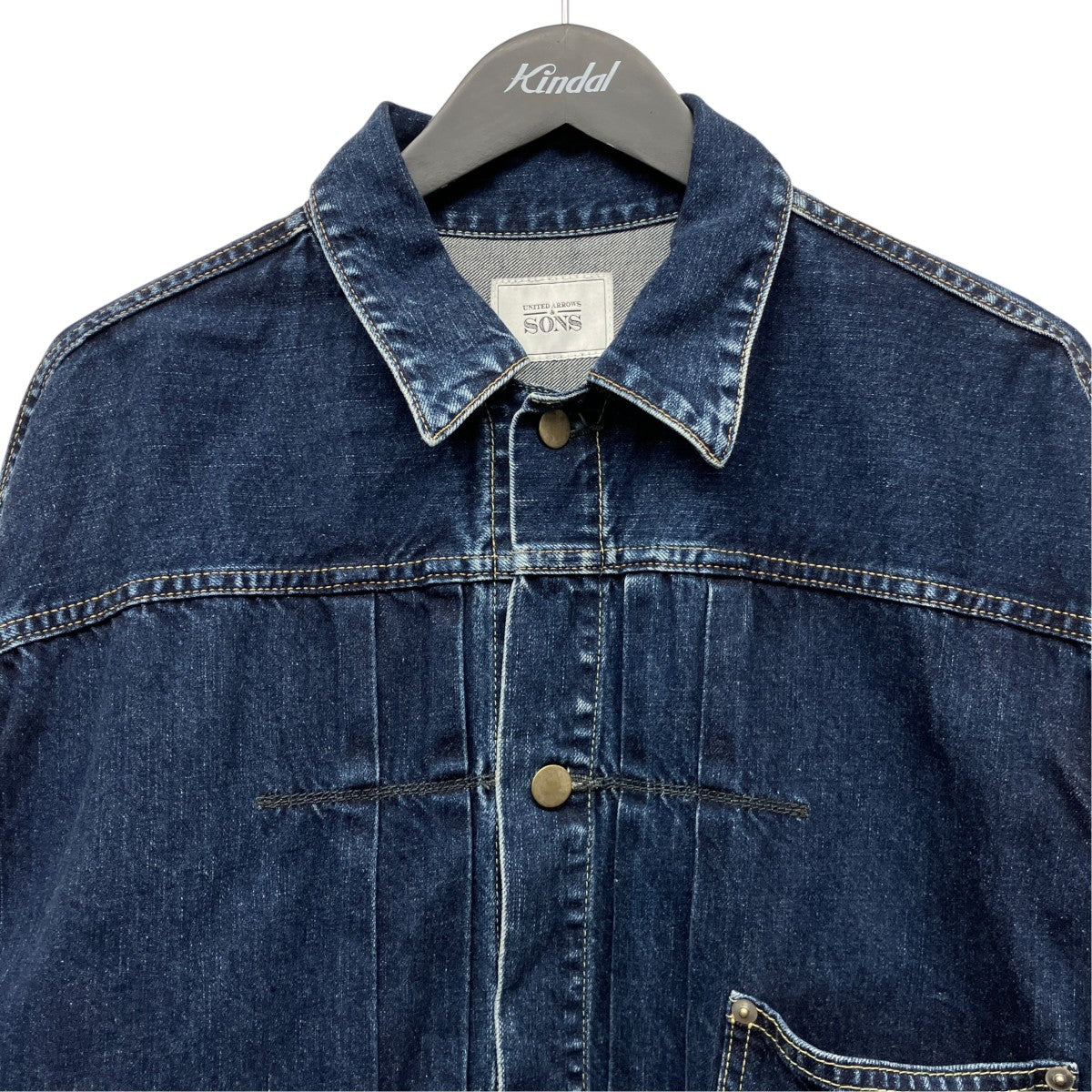 UNITED ARROWS ＆ SONS DENIM TRUCKERデニムジャケット5525-299-0775 古着・中古-3枚目のアイテム画像