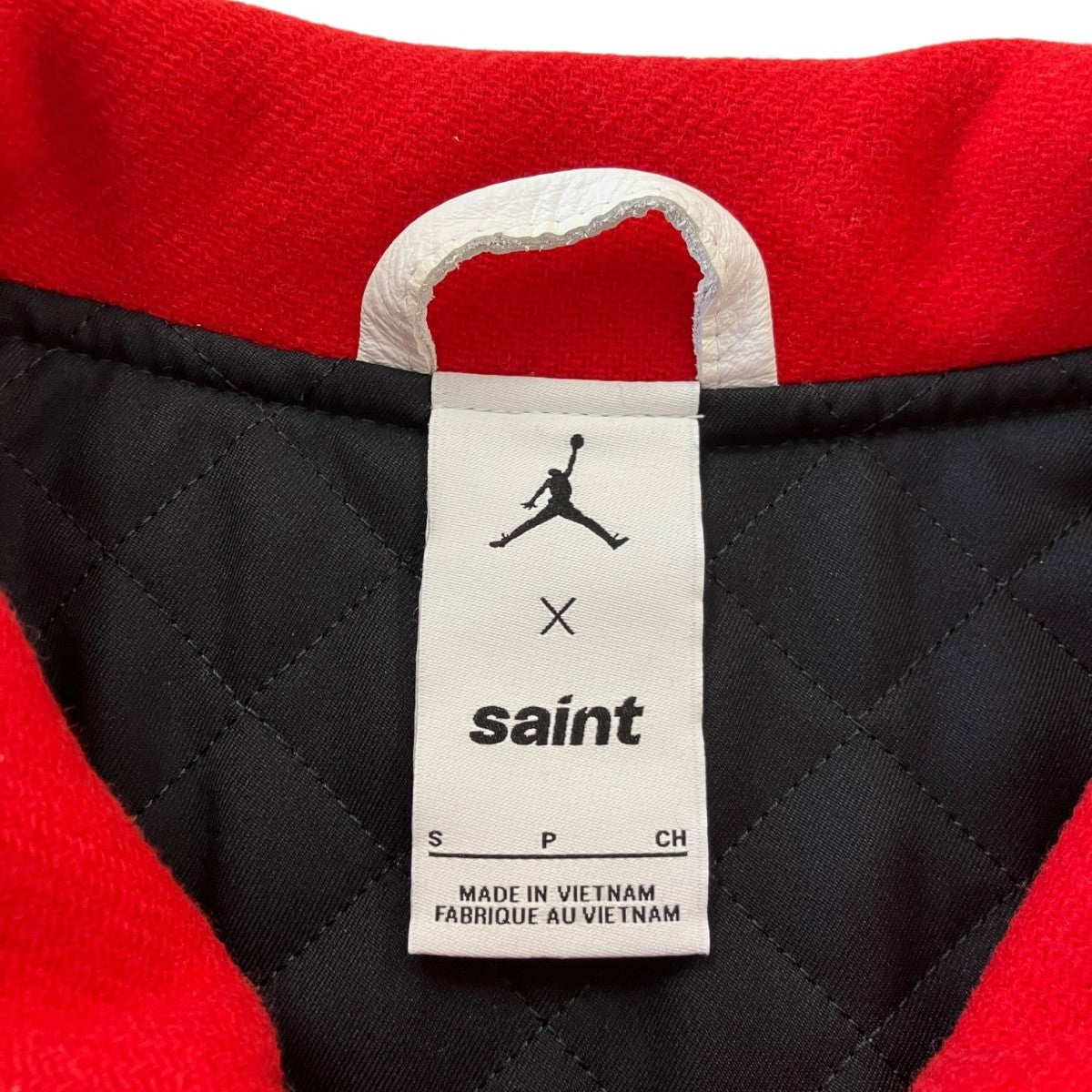SAINT MICHAEL×JORDAN 26SSM J Sm Varsity JacketバーシティジャケットSM-MK8-0000-J08 古着・中古-4枚目のアイテム画像