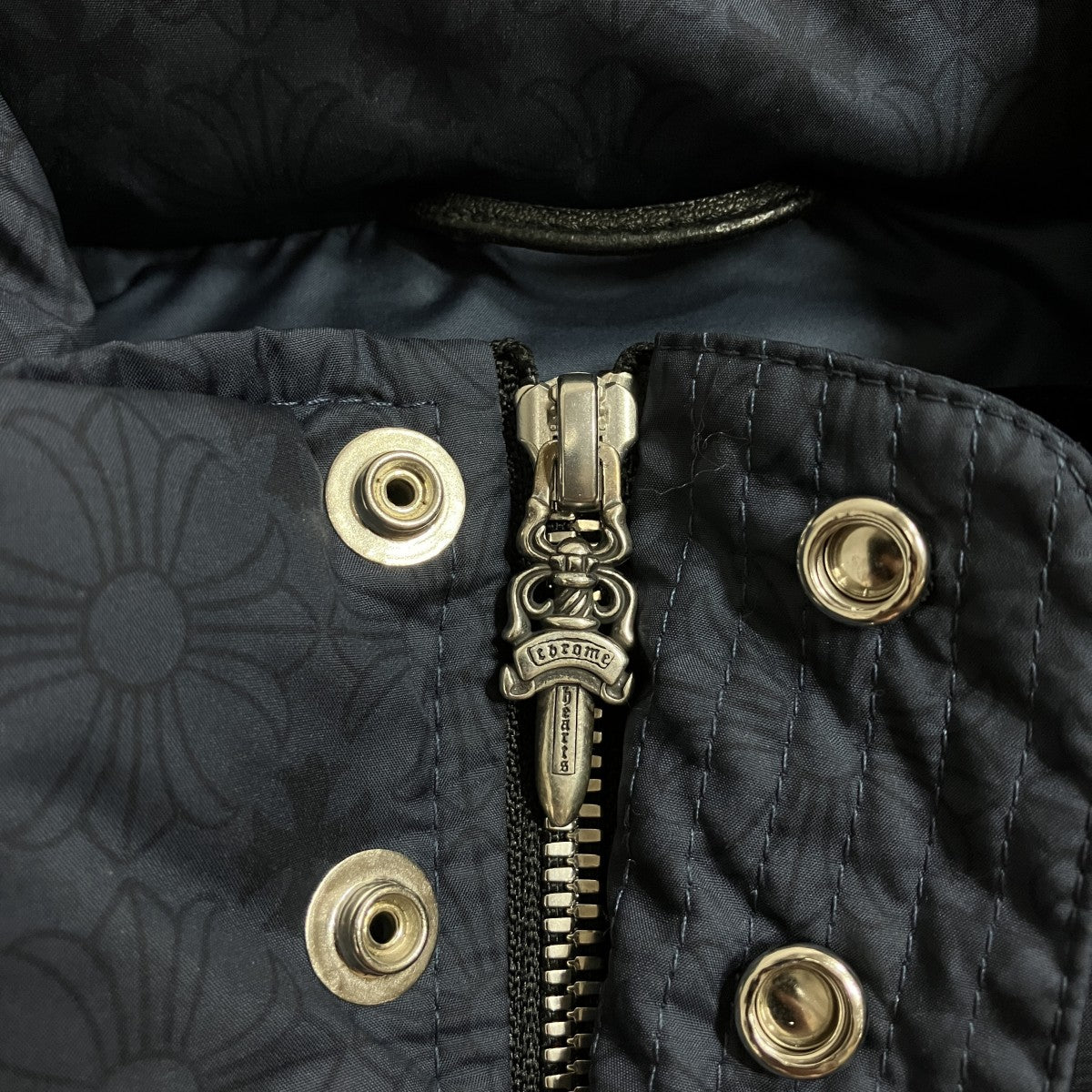 CHROME HEARTS STIFF CH PLUS JACKET CH クロスボールダウンジャケット 古着・中古-6枚目のアイテム画像