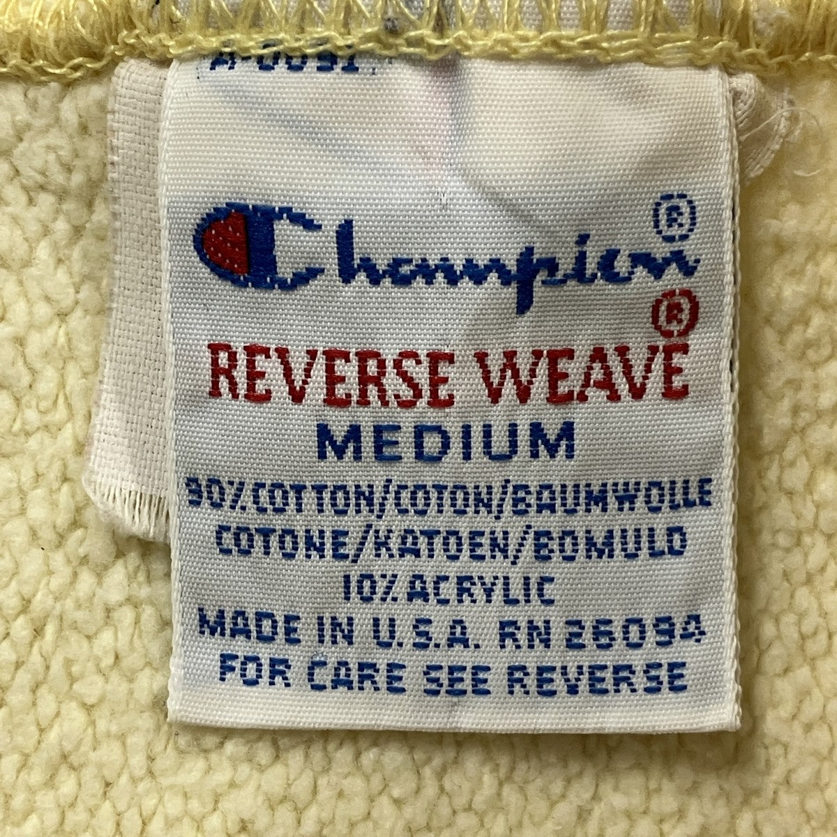 Champion 90sMINNESOTAリバースウィーブスウェット 古着・中古-6枚目のアイテム画像