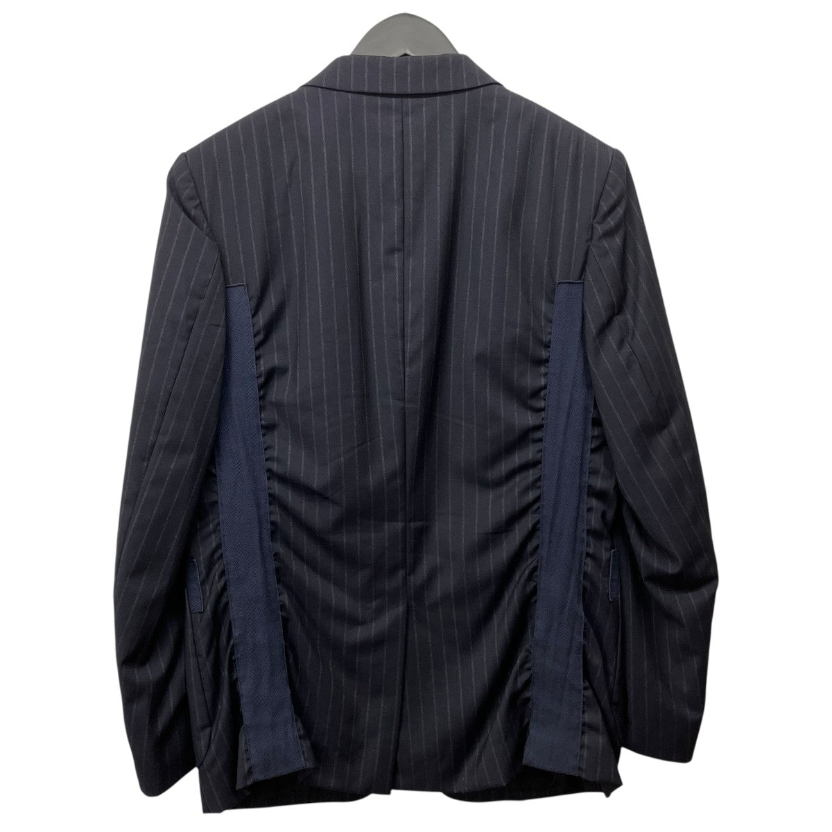 COMME des GARCONS HOMME 12SSストライプテーラードジャケットHI-J005 古着・中古-2枚目のアイテム画像