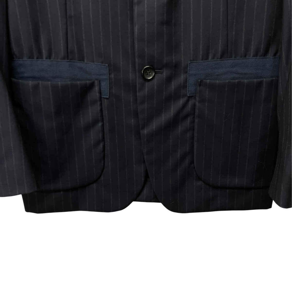 COMME des GARCONS HOMME 12SSストライプテーラードジャケットHI-J005 古着・中古-4枚目のアイテム画像