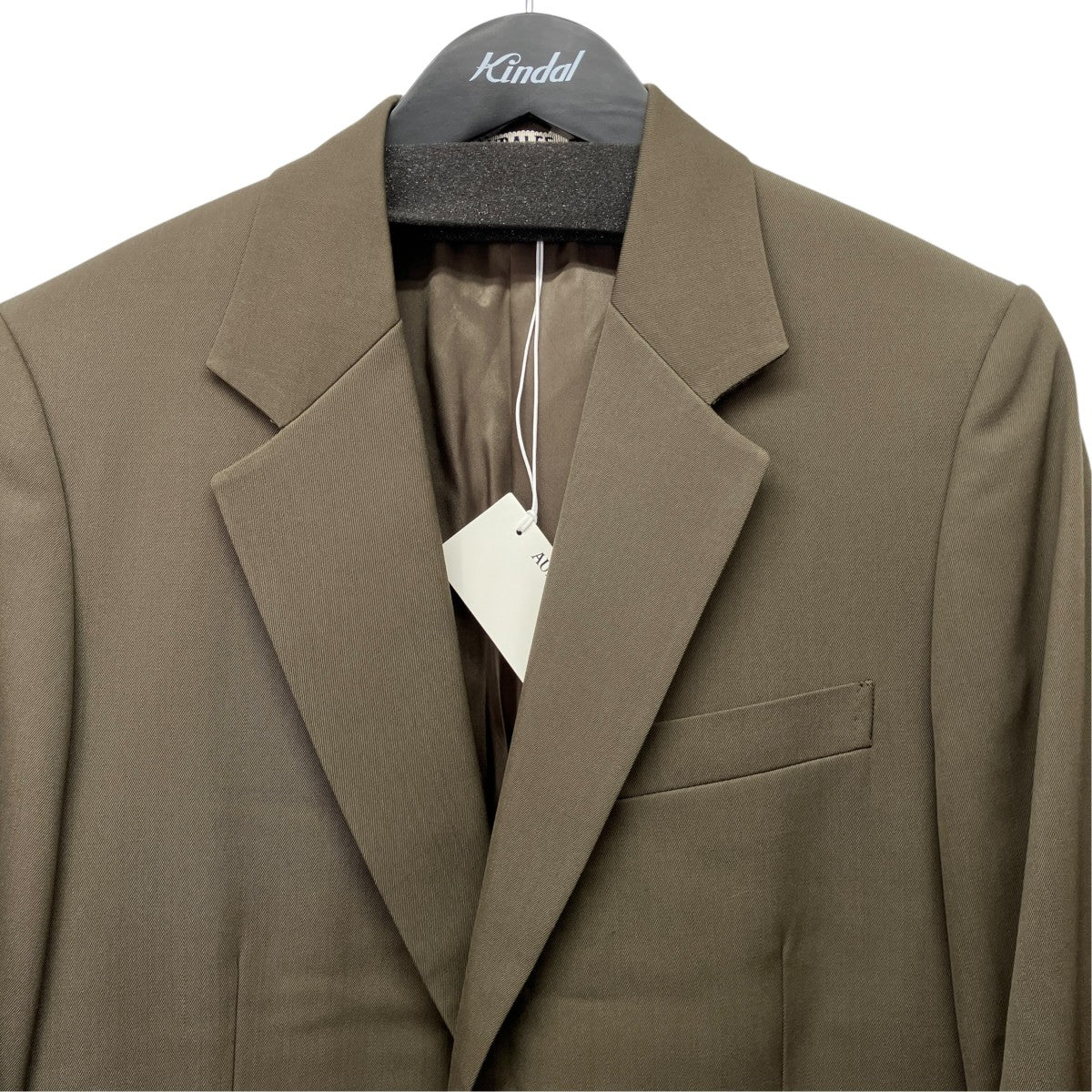 AURALEE 26SSLIGHT WOOL MAX GABARDINE JACKETテーラードジャケットA26SJ02MG 古着・中古-3枚目のアイテム画像