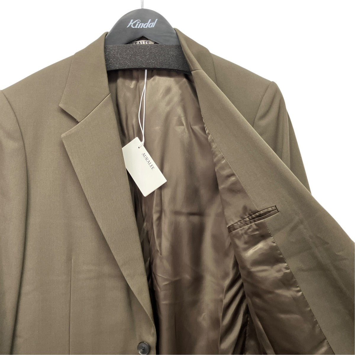 AURALEE 26SSLIGHT WOOL MAX GABARDINE JACKETテーラードジャケットA26SJ02MG 古着・中古-6枚目のアイテム画像