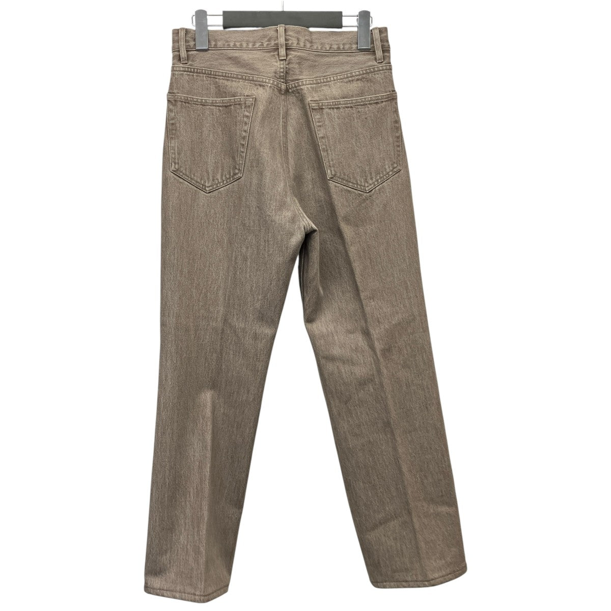 AURALEE HARD TWIST FADED BROWN DENIM 5P PANTSデニムパンツA22SP01MD 古着・中古-2枚目のアイテム画像