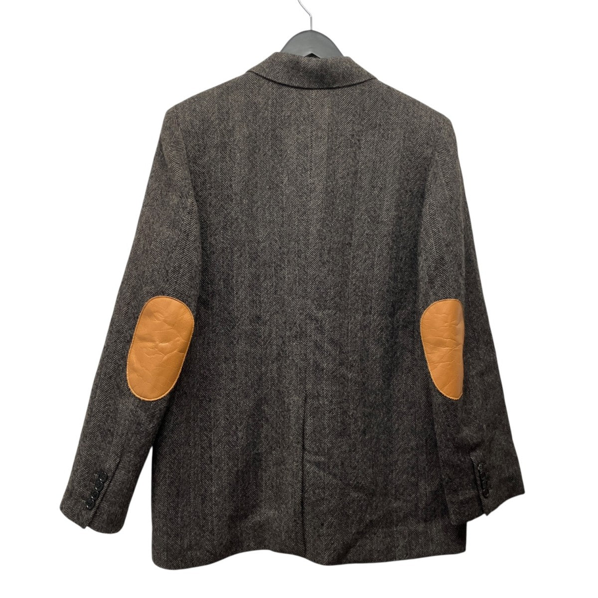INSCRIRE 25AWエルボーパッチヘリンボーン3BジャケットI25AW-JK50B 古着・中古-2枚目のアイテム画像