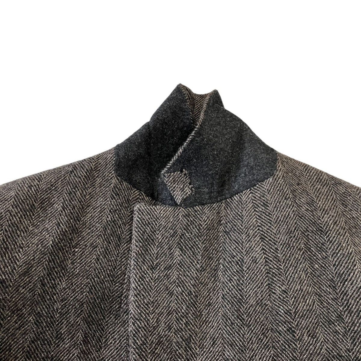 INSCRIRE 25AWエルボーパッチヘリンボーン3BジャケットI25AW-JK50B 古着・中古-4枚目のアイテム画像