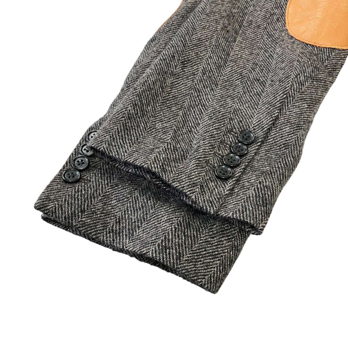 INSCRIRE 25AWエルボーパッチヘリンボーン3BジャケットI25AW-JK50B 古着・中古-6枚目のアイテム画像
