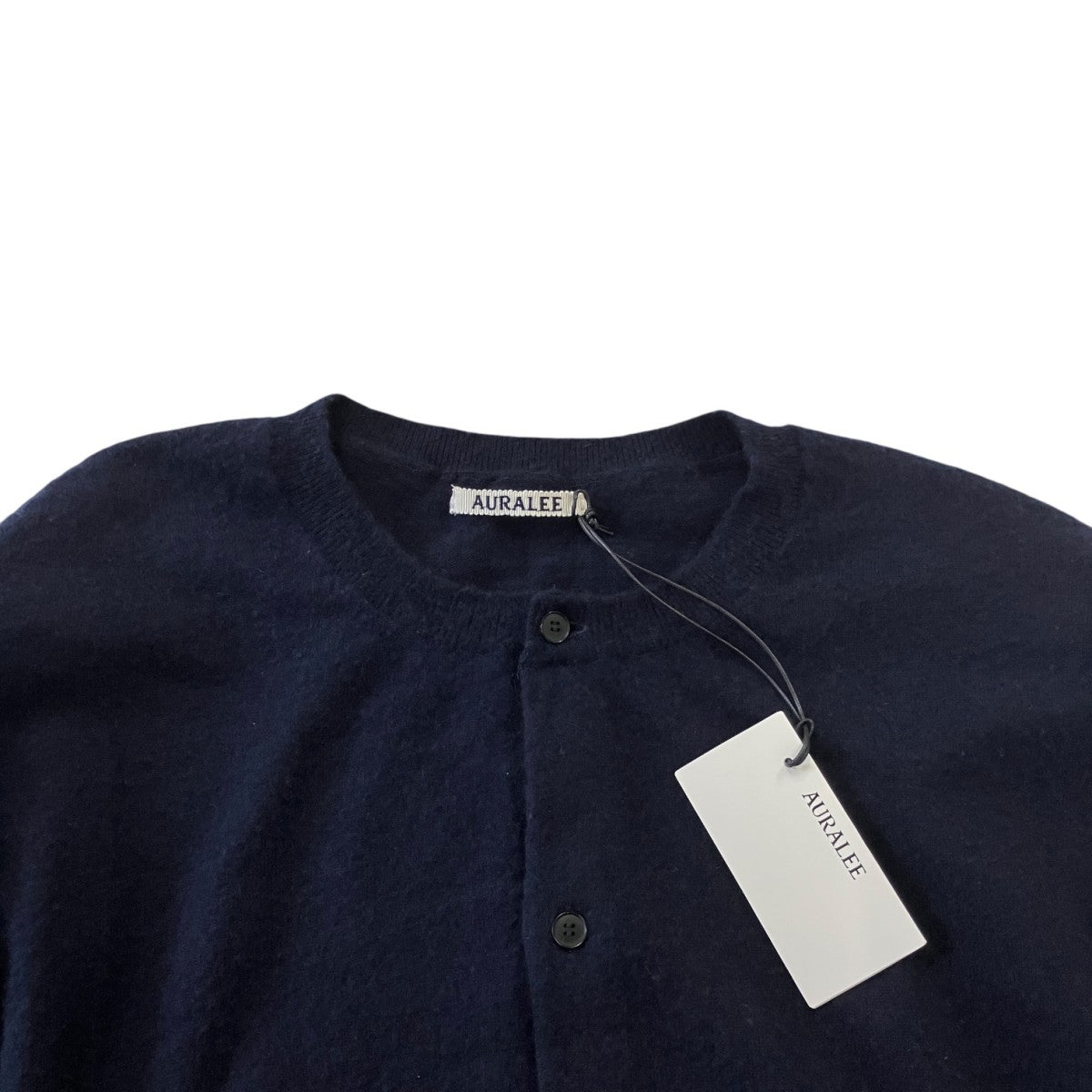 AURALEE 26SSBrushed Cashmere CardiganカシミアコットンカーディガンA26SC01CC 古着・中古-3枚目のアイテム画像
