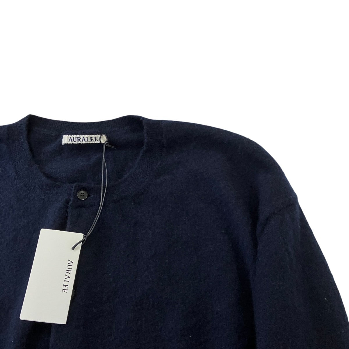AURALEE 26SSBrushed Cashmere CardiganカシミアコットンカーディガンA26SC01CC 古着・中古-4枚目のアイテム画像