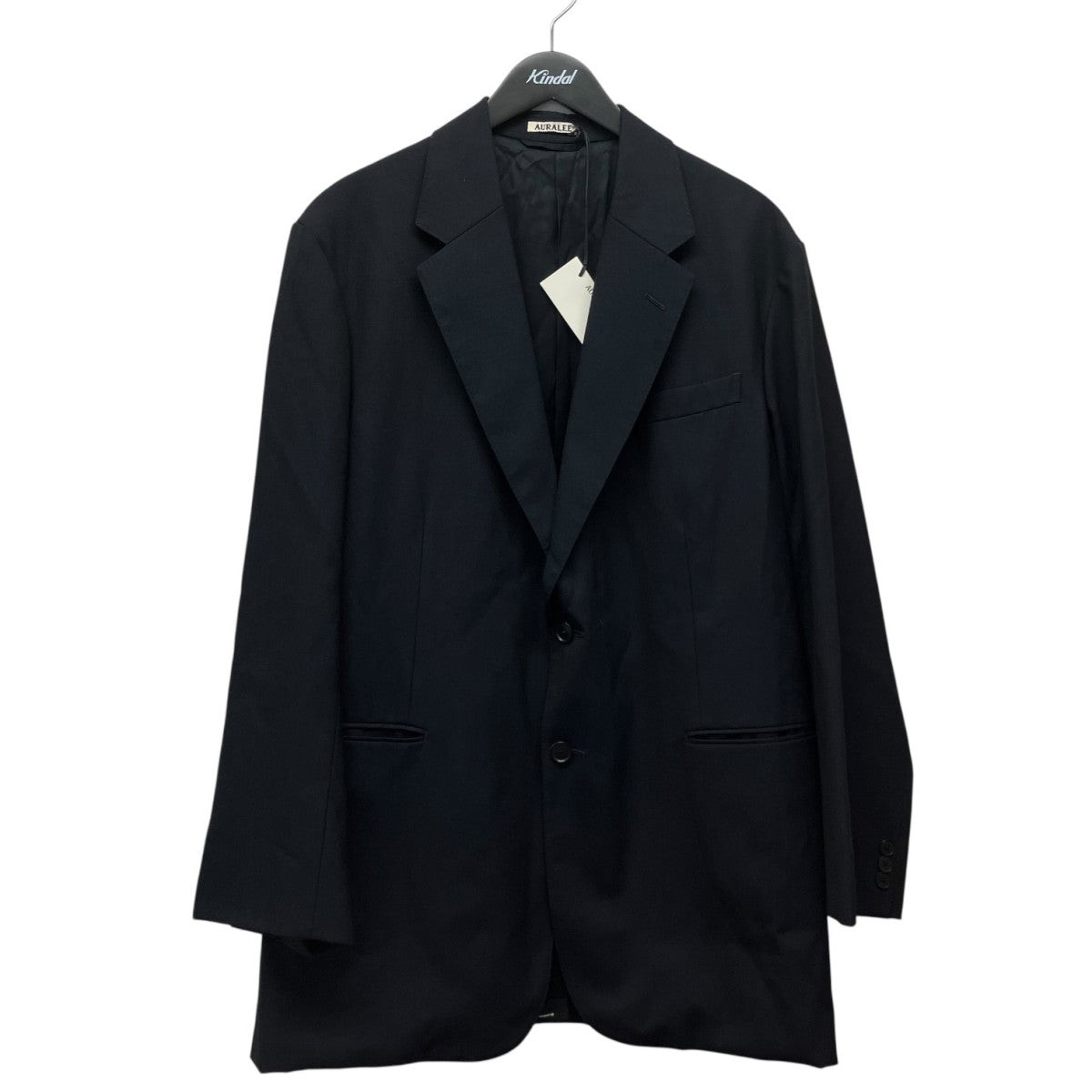AURALEE 25SSWOOL KID MOHAIR HOP SACK JACKETウール モヘア 2BシングルテーラードジャケットA25SJ01MH 古着・中古-1枚目のアイテム画像
