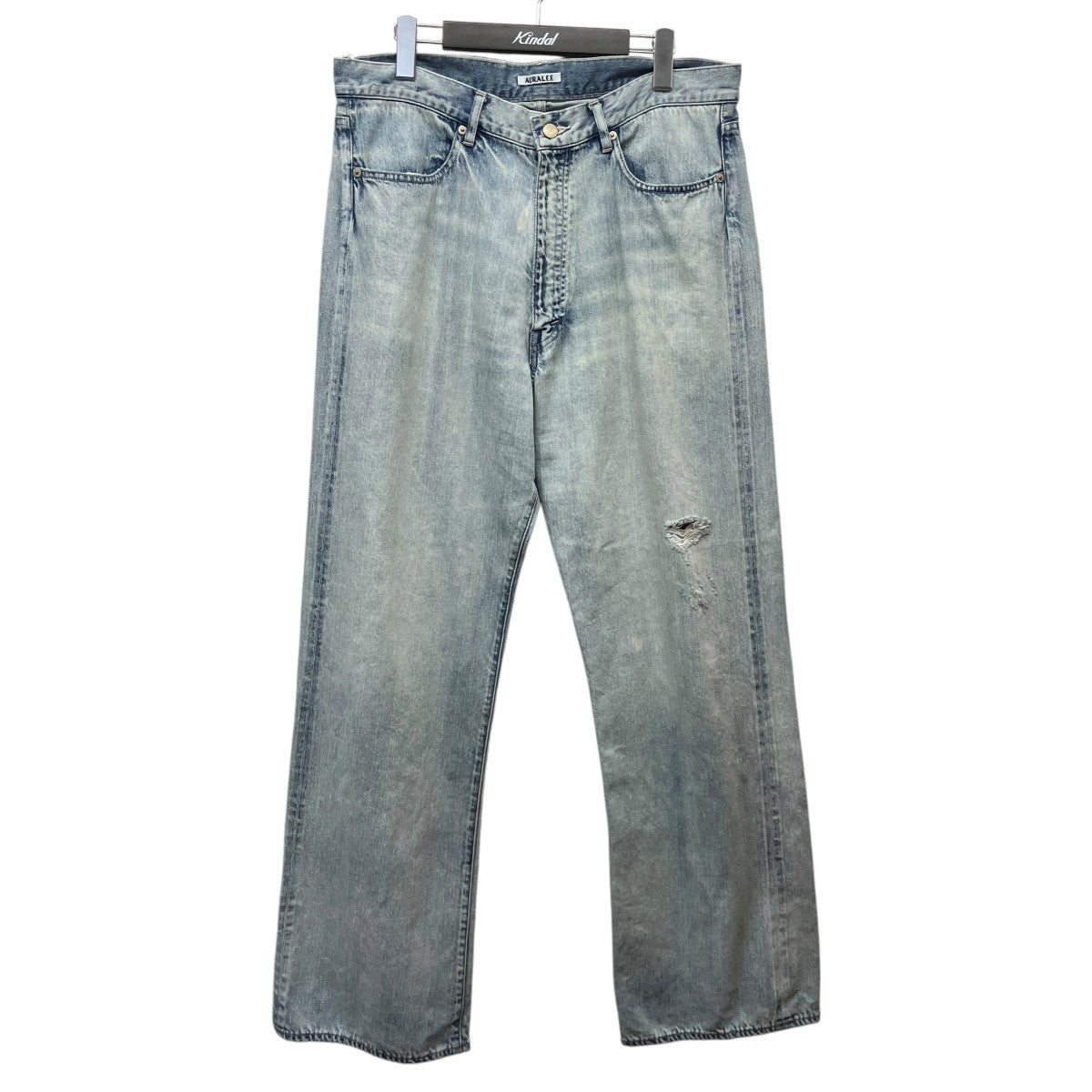 AURALEE 26SSFADED SELVEDGE LIGHT DENIM PANTSスビンコットンデニムパンツA26SP02DE 古着・中古-1枚目のアイテム画像