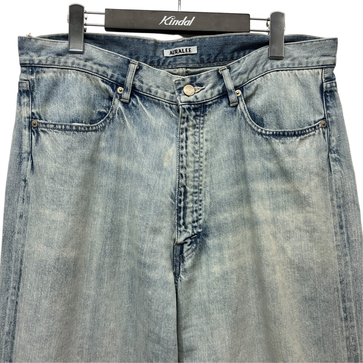 AURALEE 26SSFADED SELVEDGE LIGHT DENIM PANTSスビンコットンデニムパンツA26SP02DE 古着・中古-3枚目のアイテム画像