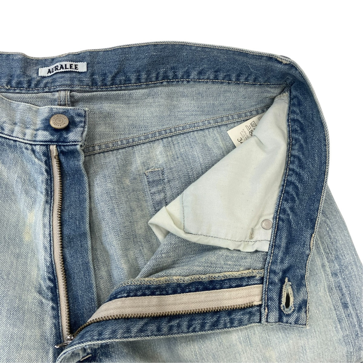 AURALEE 26SSFADED SELVEDGE LIGHT DENIM PANTSスビンコットンデニムパンツA26SP02DE 古着・中古-5枚目のアイテム画像