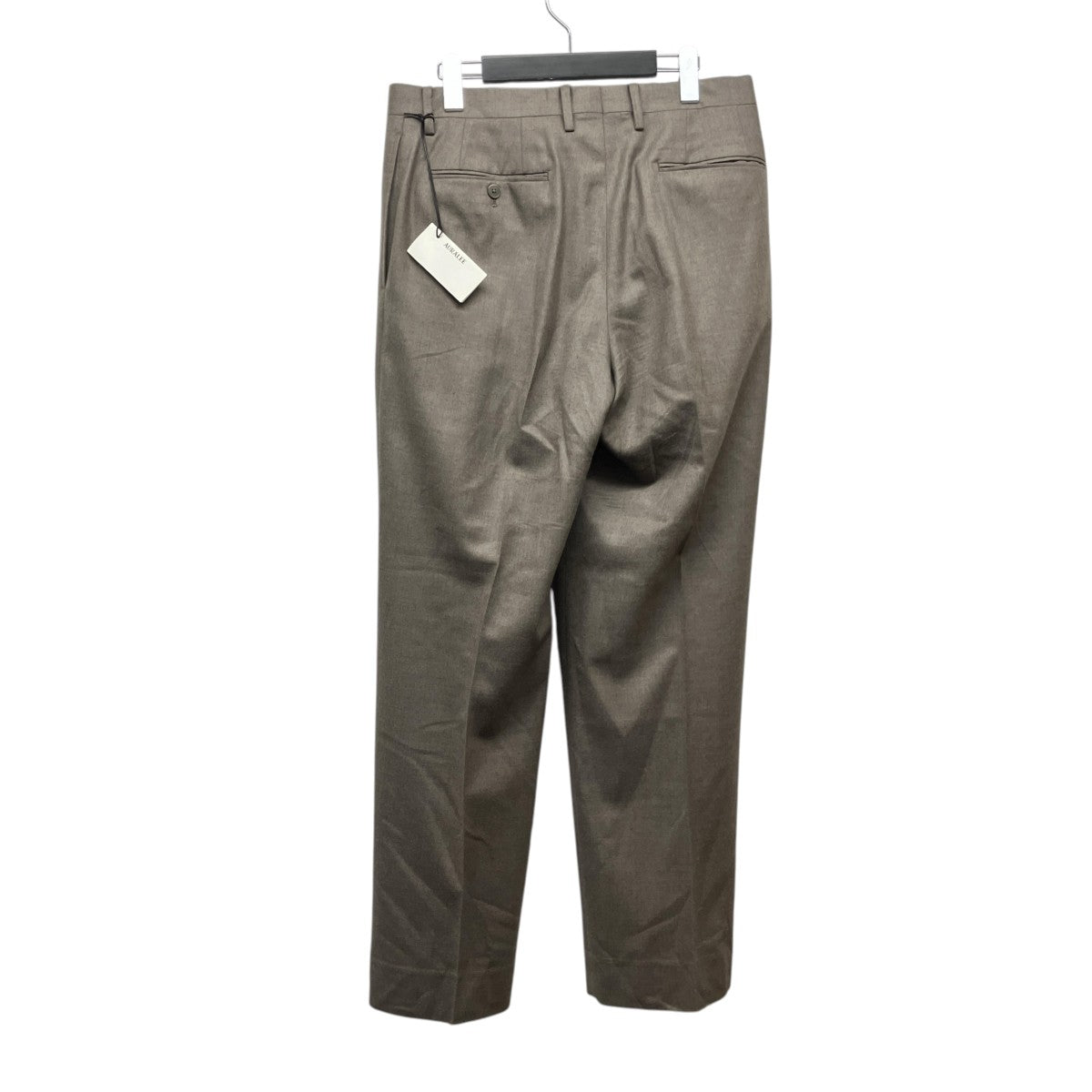 AURALEE 25AWSUPER LIGHT WOOL TWO-TUCK SLACKSウールビエラタックパンツA25AP02OS 古着・中古-2枚目のアイテム画像