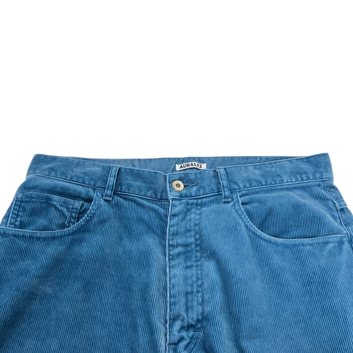 AURALEE 25SSPIGMENT DYE FINX CORDUROY WIDE 5P PANTSフィンクスコットンコーデュロイパンツA25SP01PD 古着・中古-3枚目のアイテム画像