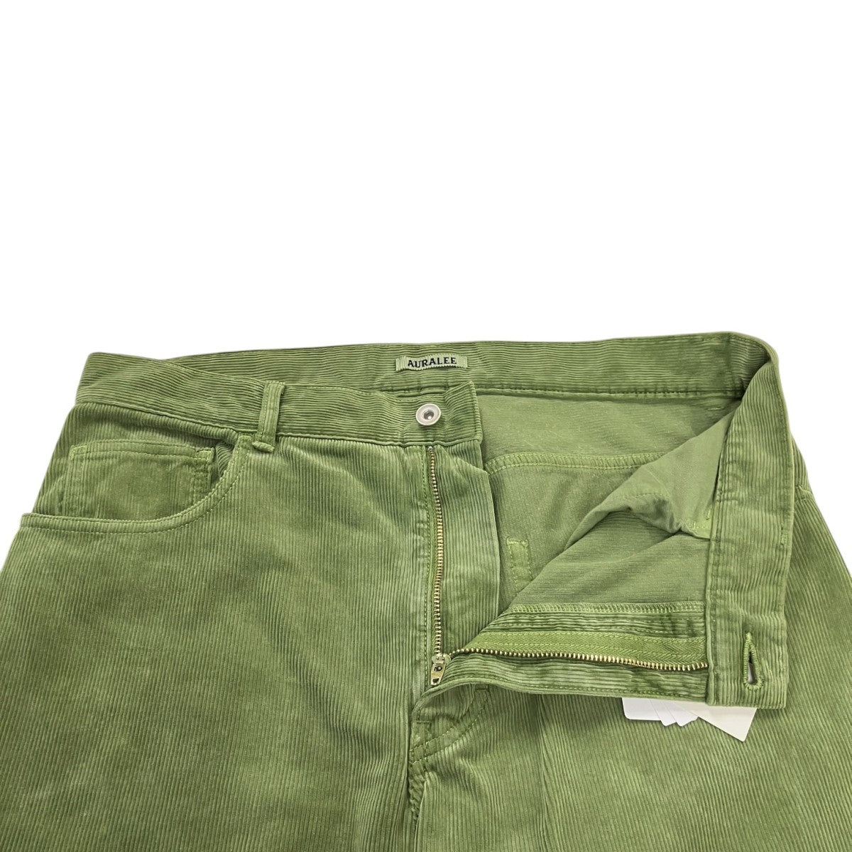 AURALEE 26SSGARMENT-DYED FINX CORDUROY 5P WIDE PANTSフィンクスコットンコーデュロイパンツA26SP01FX 古着・中古-4枚目のアイテム画像