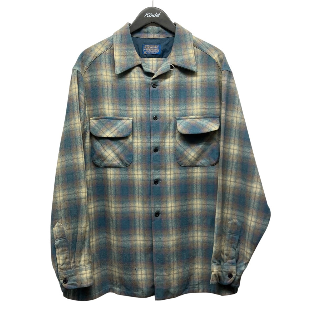 PENDLETON 70sオンブレシャドウチェックシャツ 古着・中古-1枚目のアイテム画像