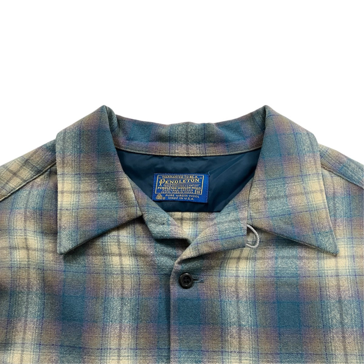 PENDLETON 70sオンブレシャドウチェックシャツ 古着・中古-3枚目のアイテム画像