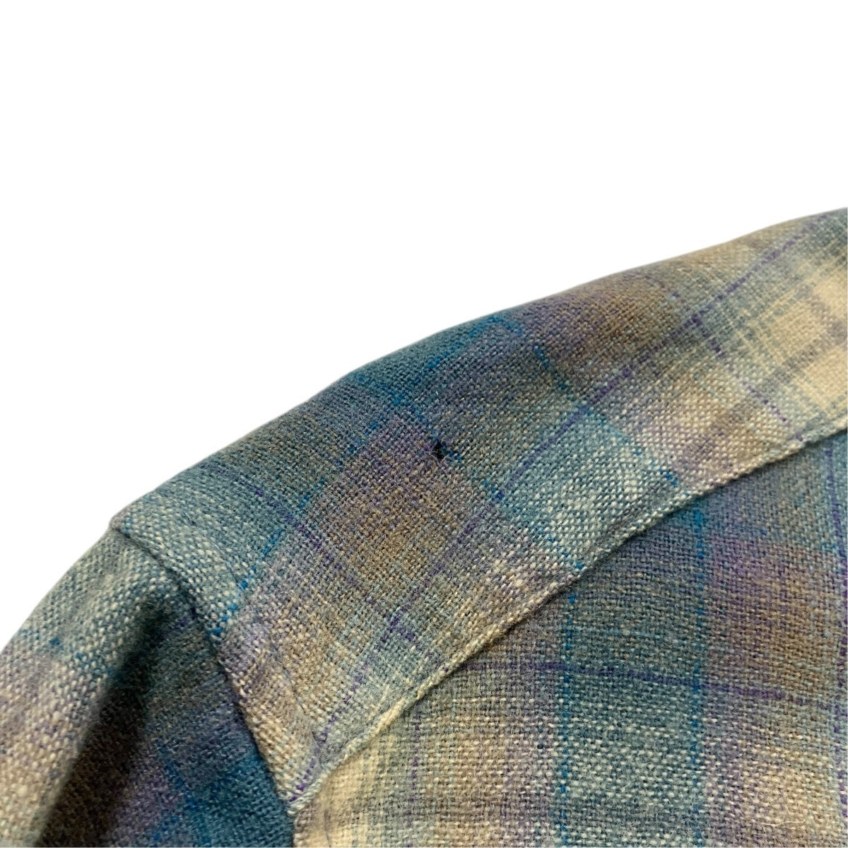 PENDLETON 70sオンブレシャドウチェックシャツ 古着・中古-5枚目のアイテム画像