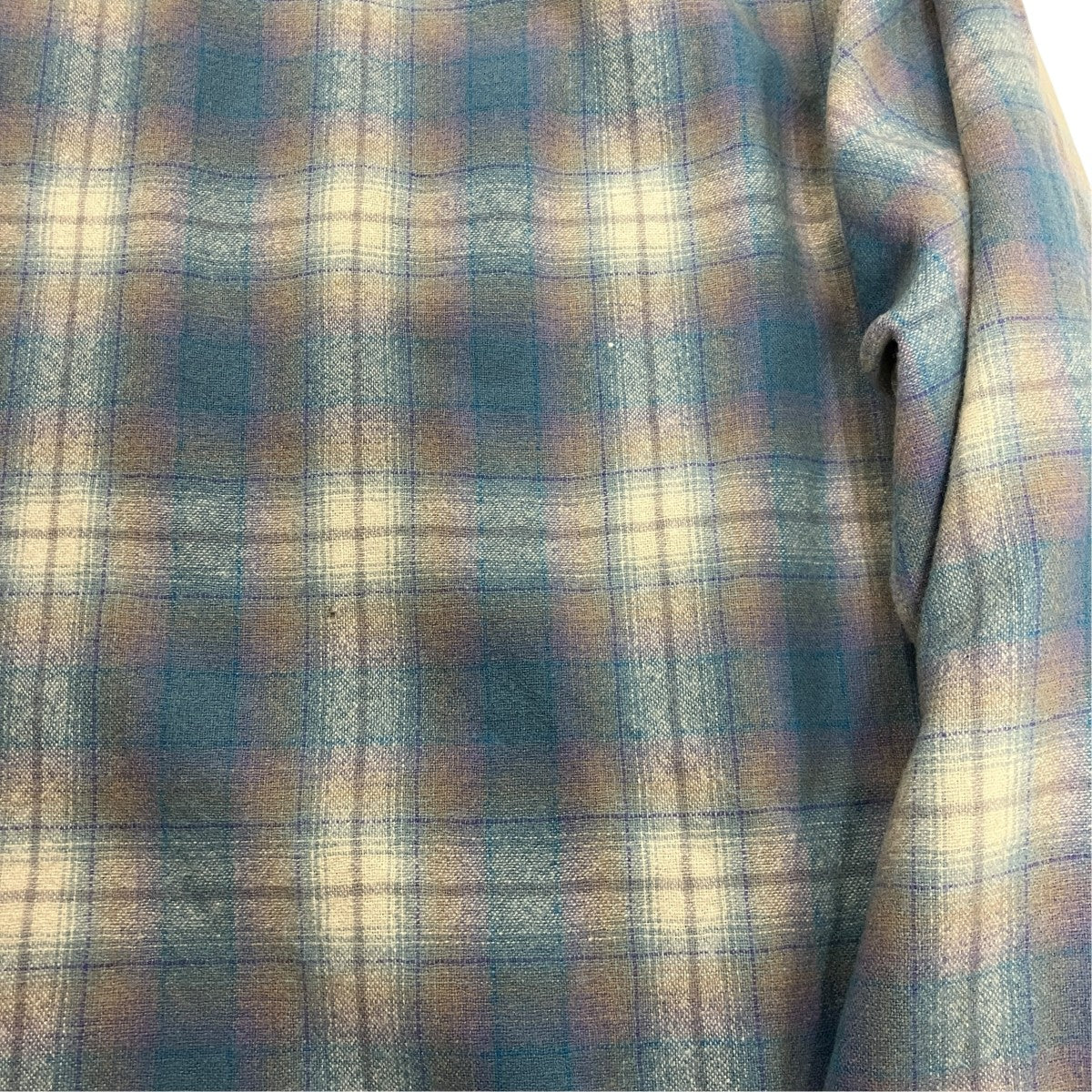 PENDLETON 70sオンブレシャドウチェックシャツ 古着・中古-8枚目のアイテム画像