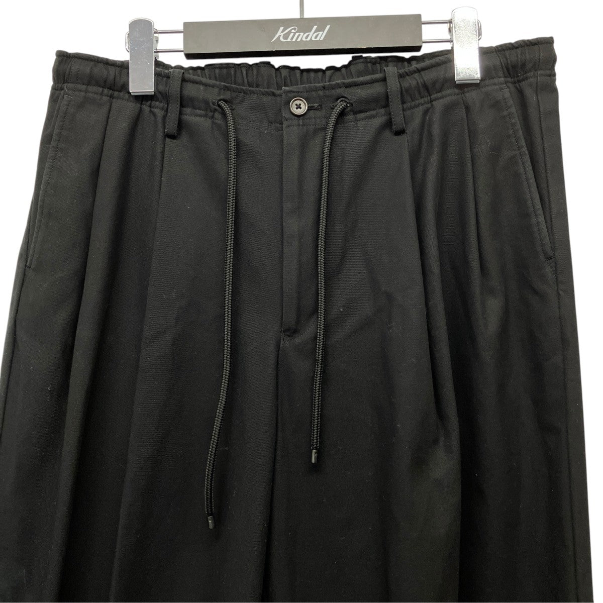 MARKAWARE DOUBLE PLEATED EASY TROUSERSコットンタックパンツA25C04PT02C 古着・中古-3枚目のアイテム画像
